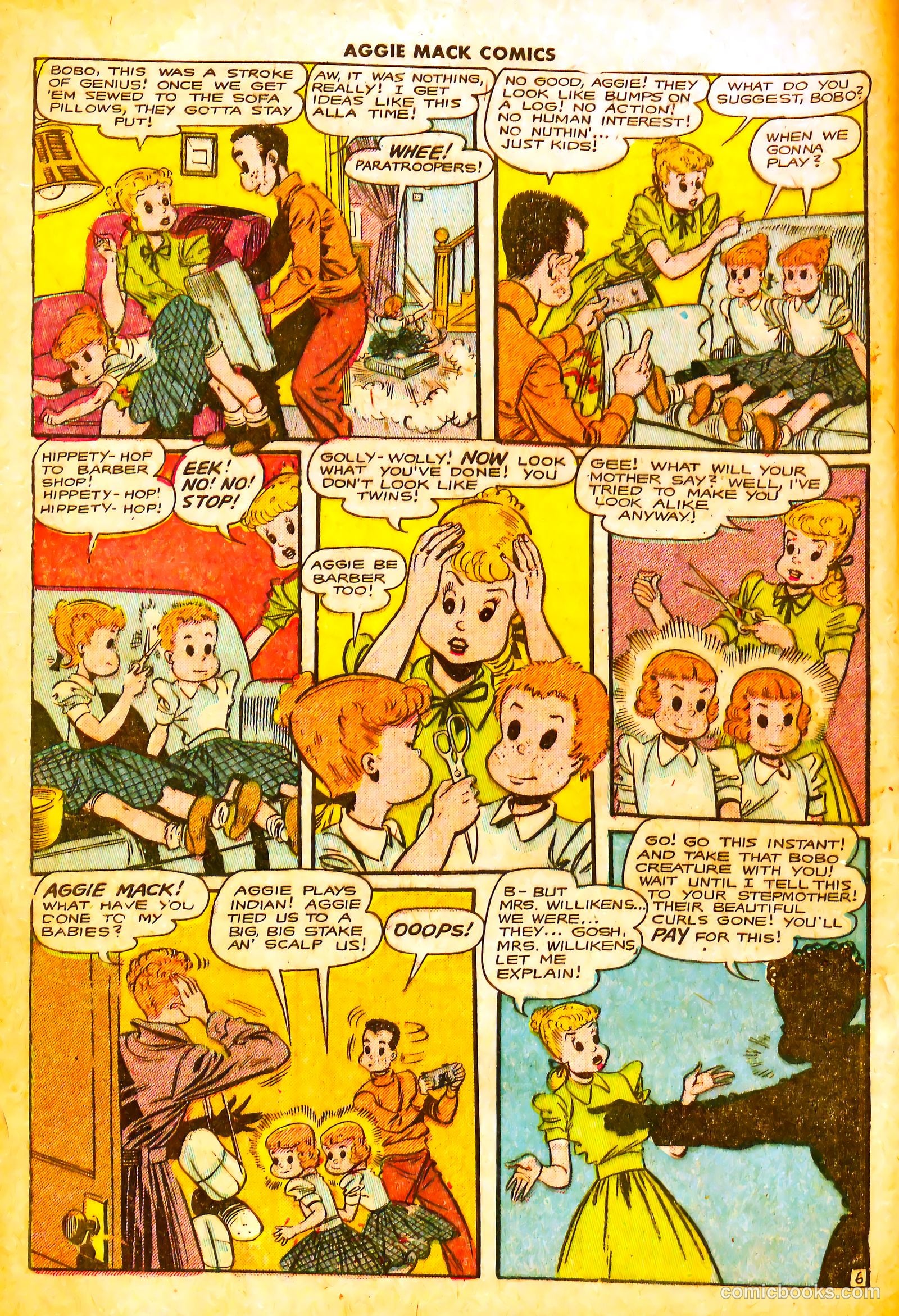 Aggie Mack Comics #5 (1949) — page 8 of 36