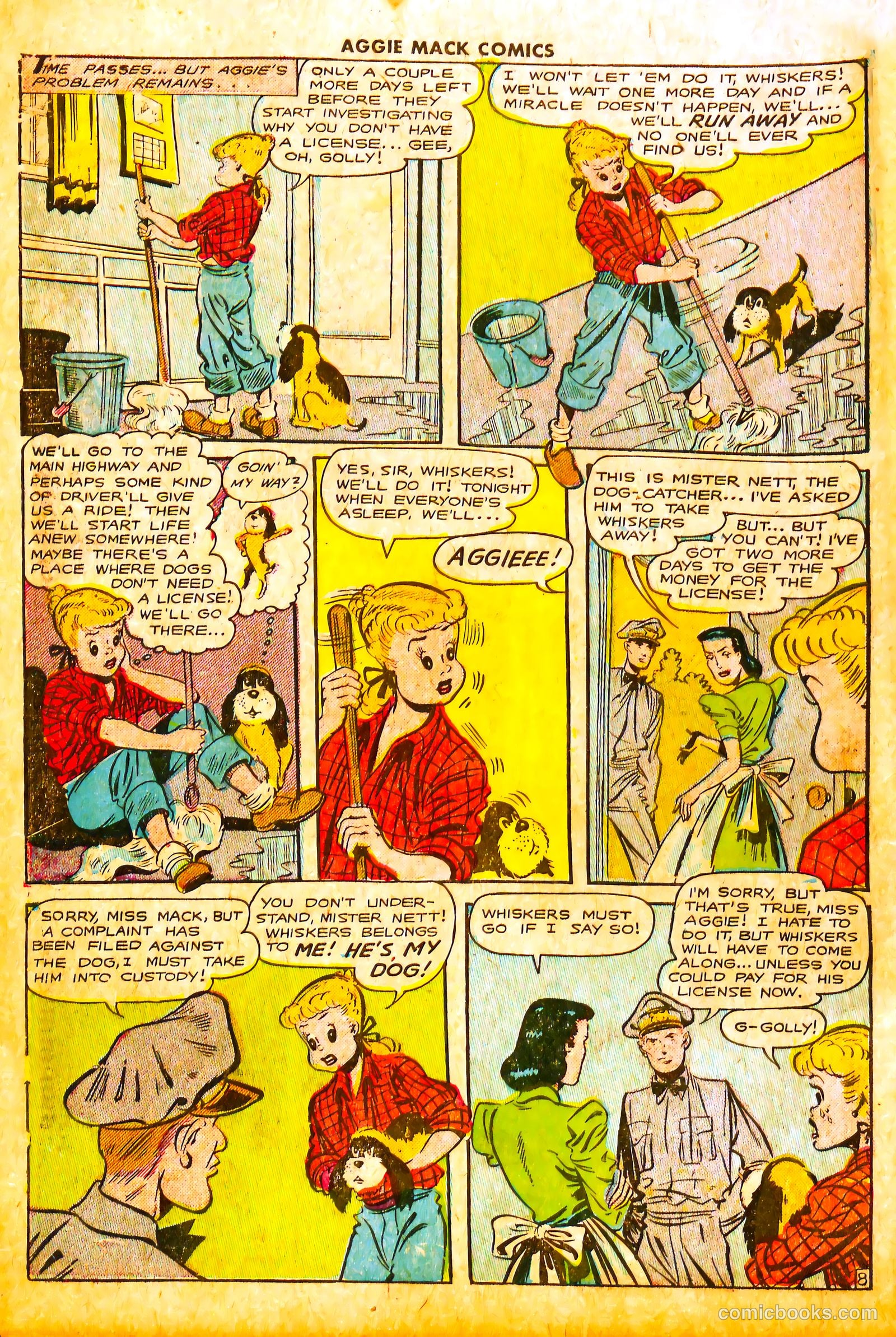 Aggie Mack Comics #5 (1949) — page 10 of 36