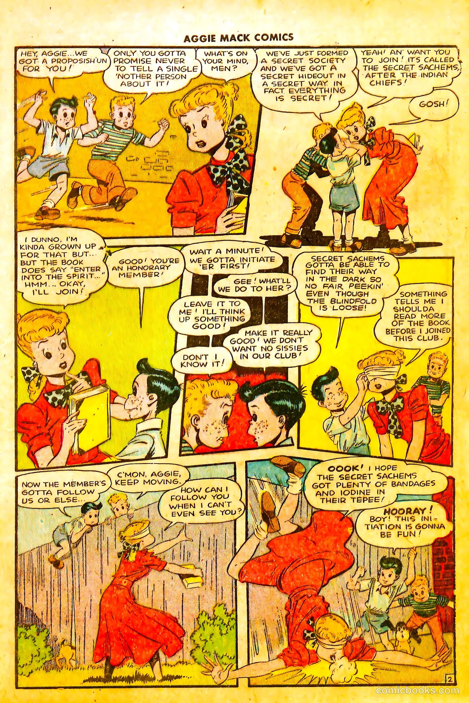 Aggie Mack Comics #5 (1949) — page 13 of 36