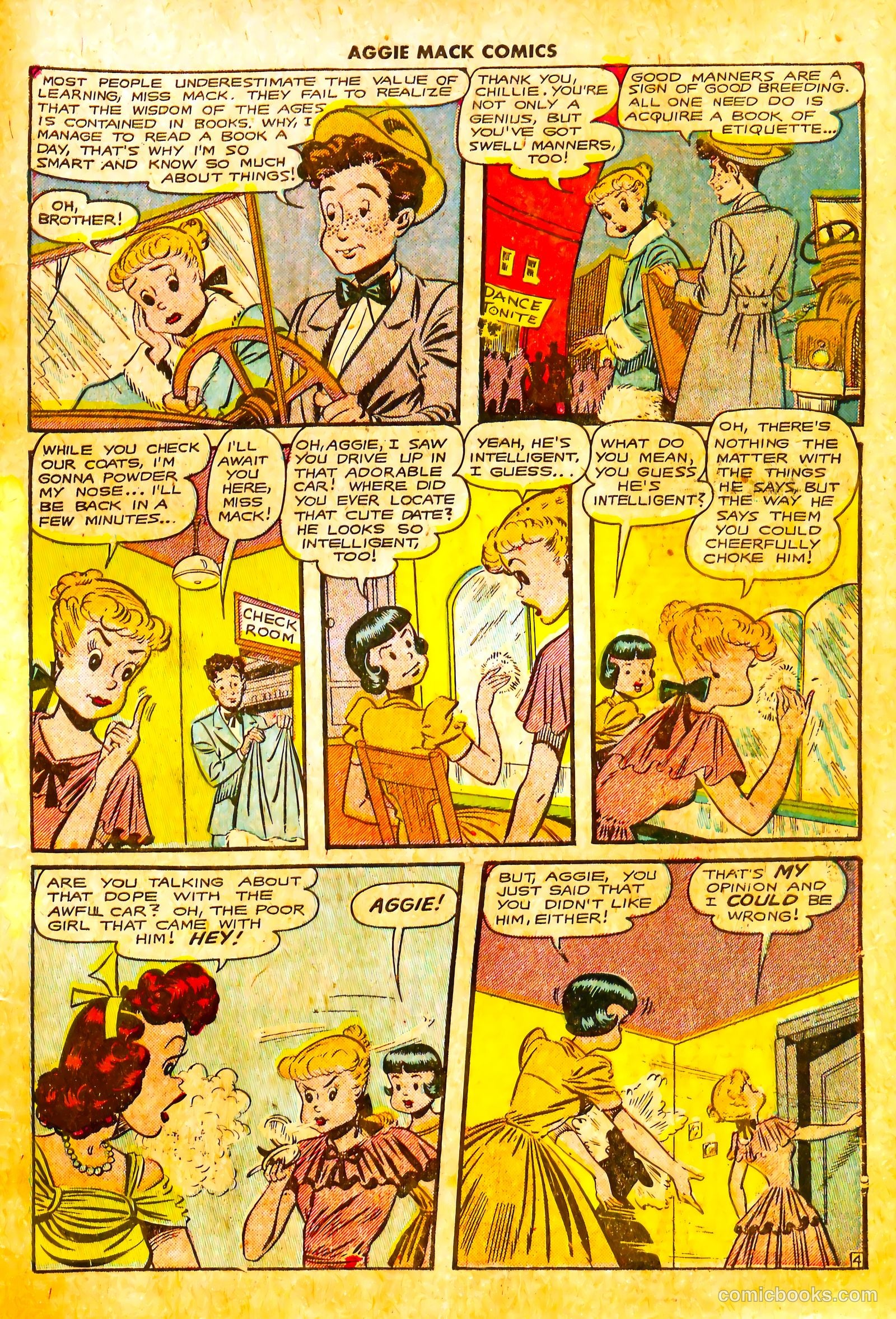 Aggie Mack Comics #5 (1949) — page 31 of 36