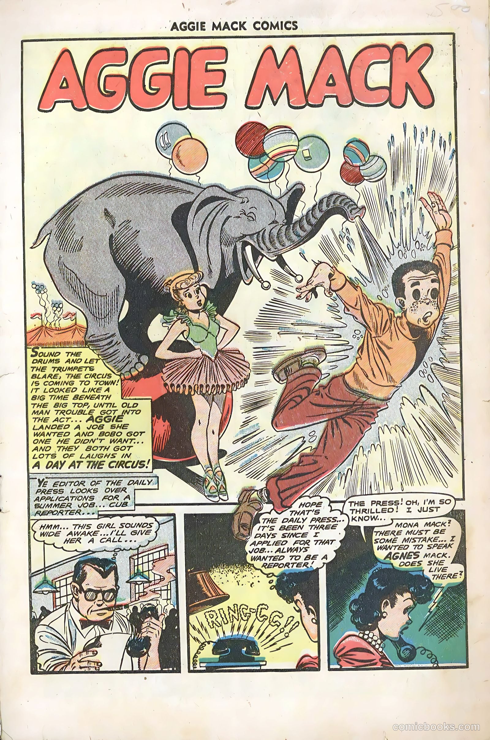Aggie Mack Comics #8 (1949) — page 3 of 36
