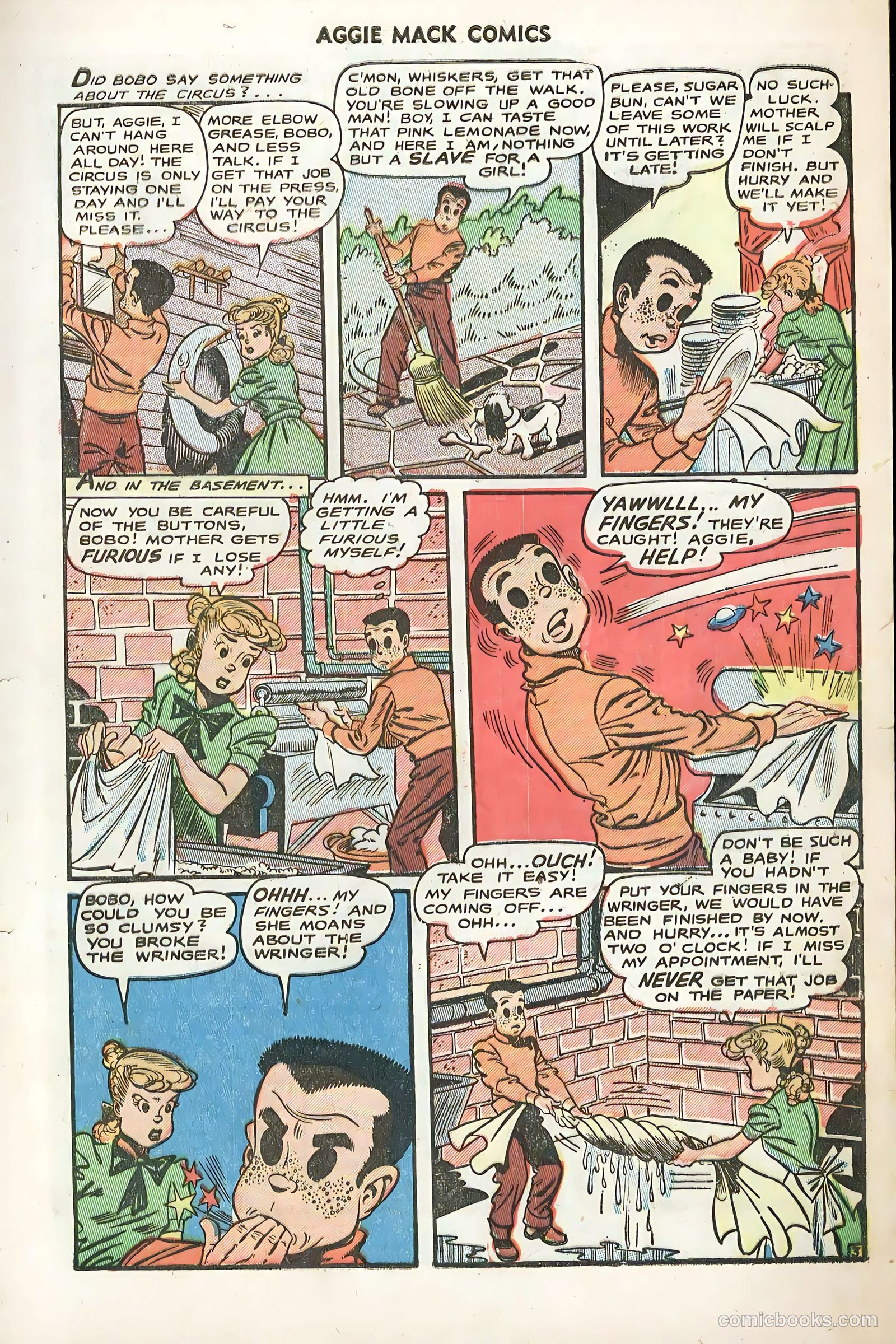 Aggie Mack Comics #8 (1949) — page 5 of 36