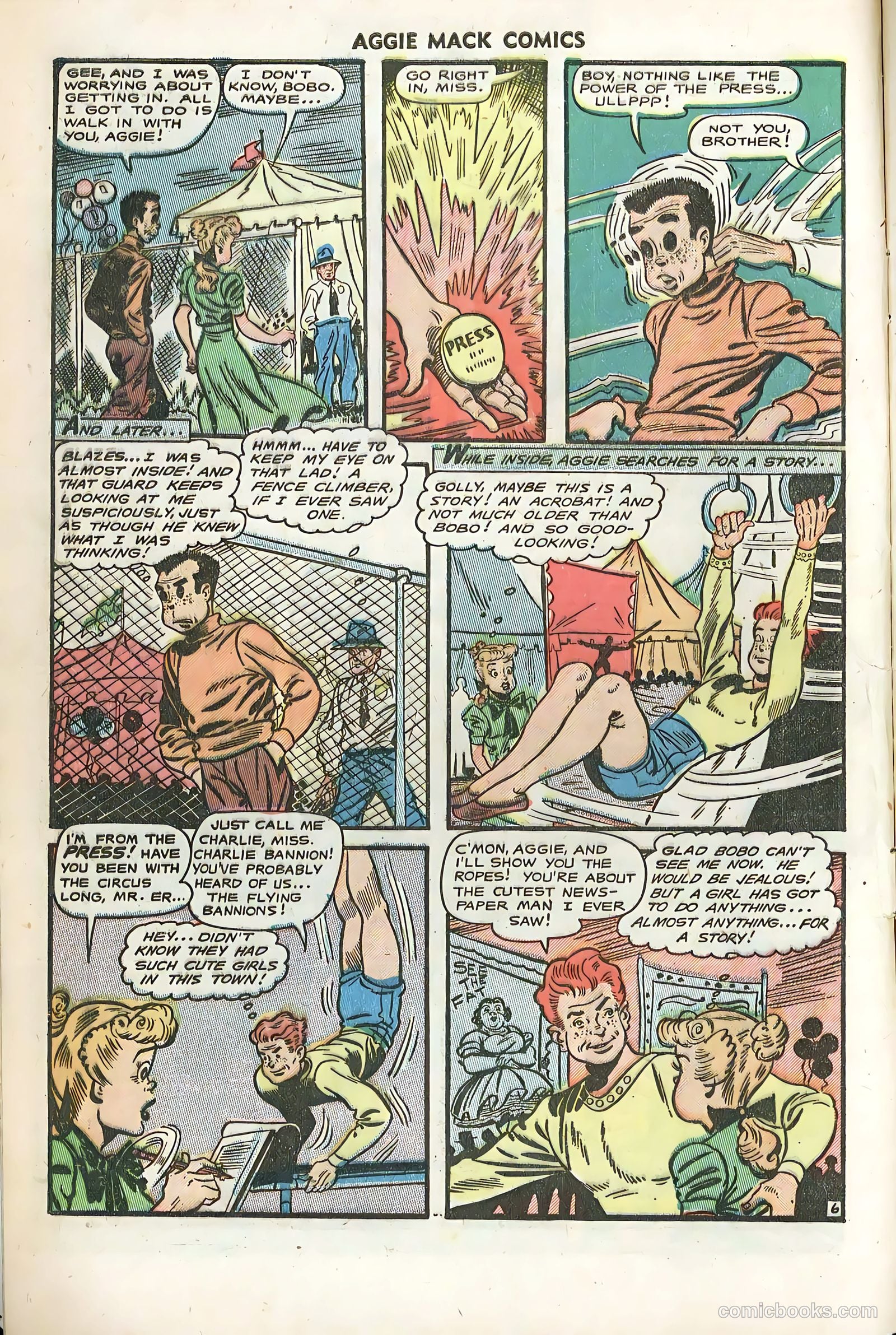 Aggie Mack Comics #8 (1949) — page 8 of 36