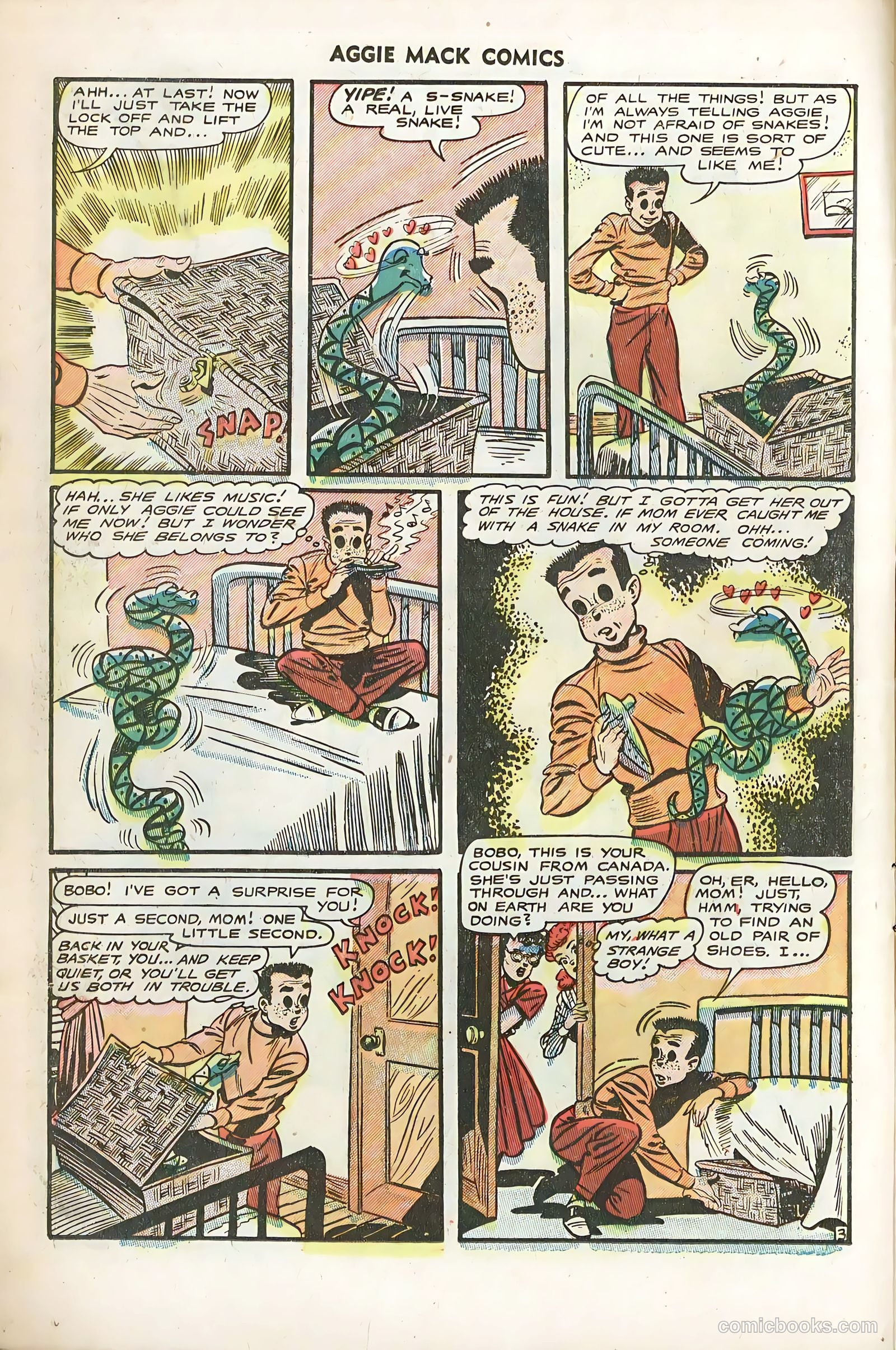 Aggie Mack Comics #8 (1949) — page 14 of 36