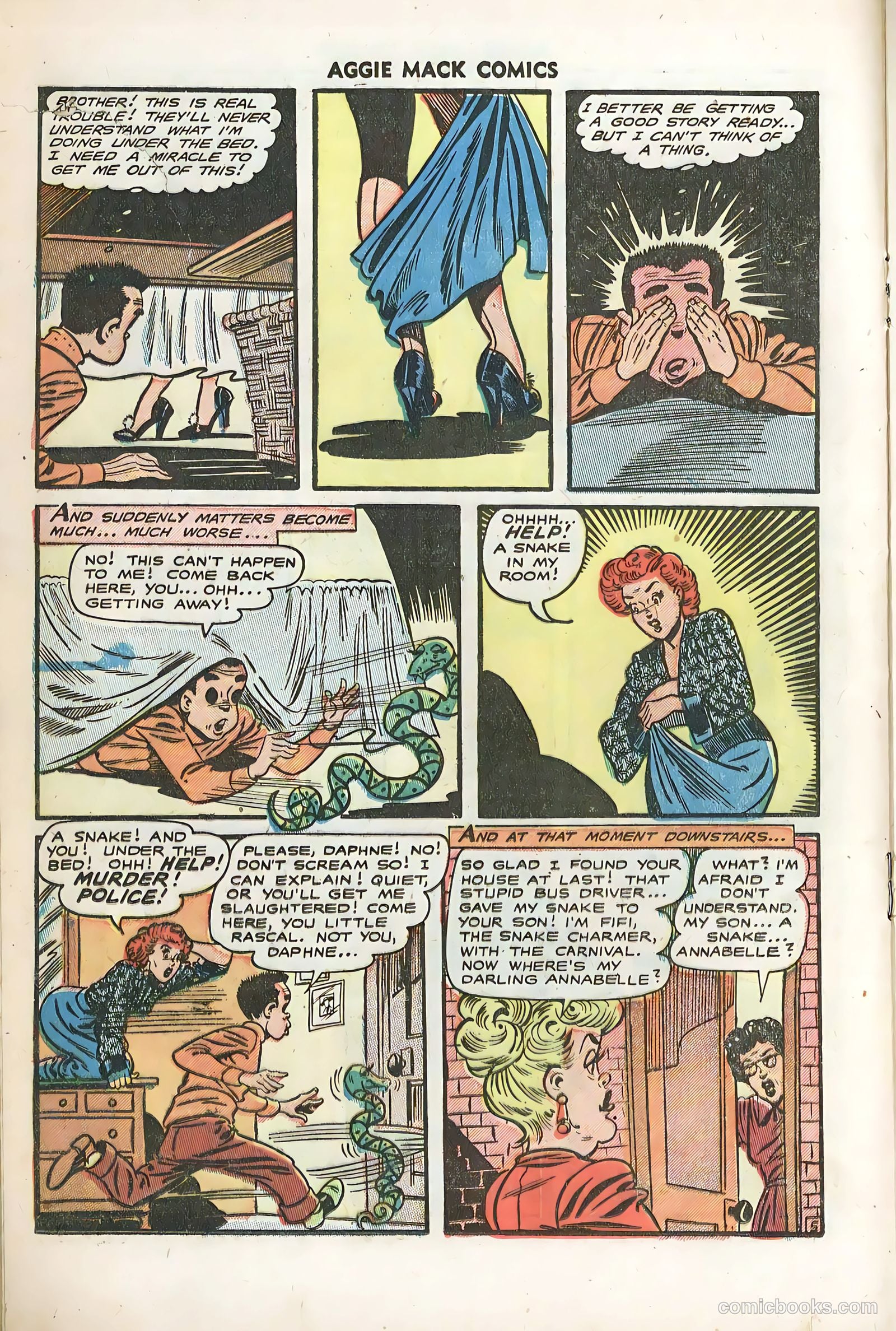 Aggie Mack Comics #8 (1949) — page 16 of 36