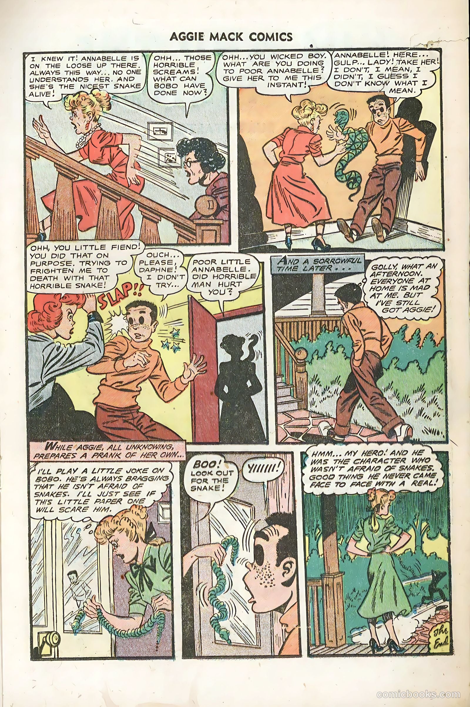 Aggie Mack Comics #8 (1949) — page 17 of 36