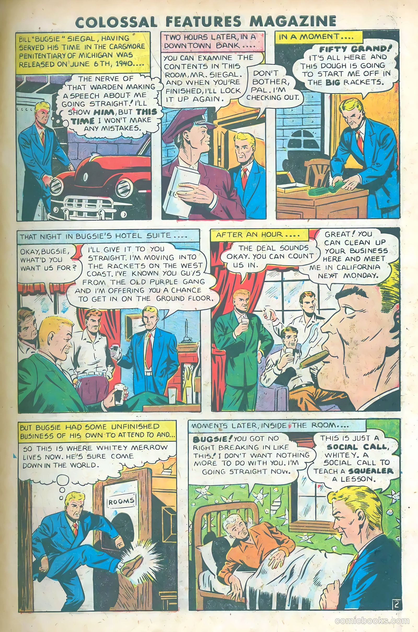 Colossal Features Magazine #3 (1950) — page 3 of 36