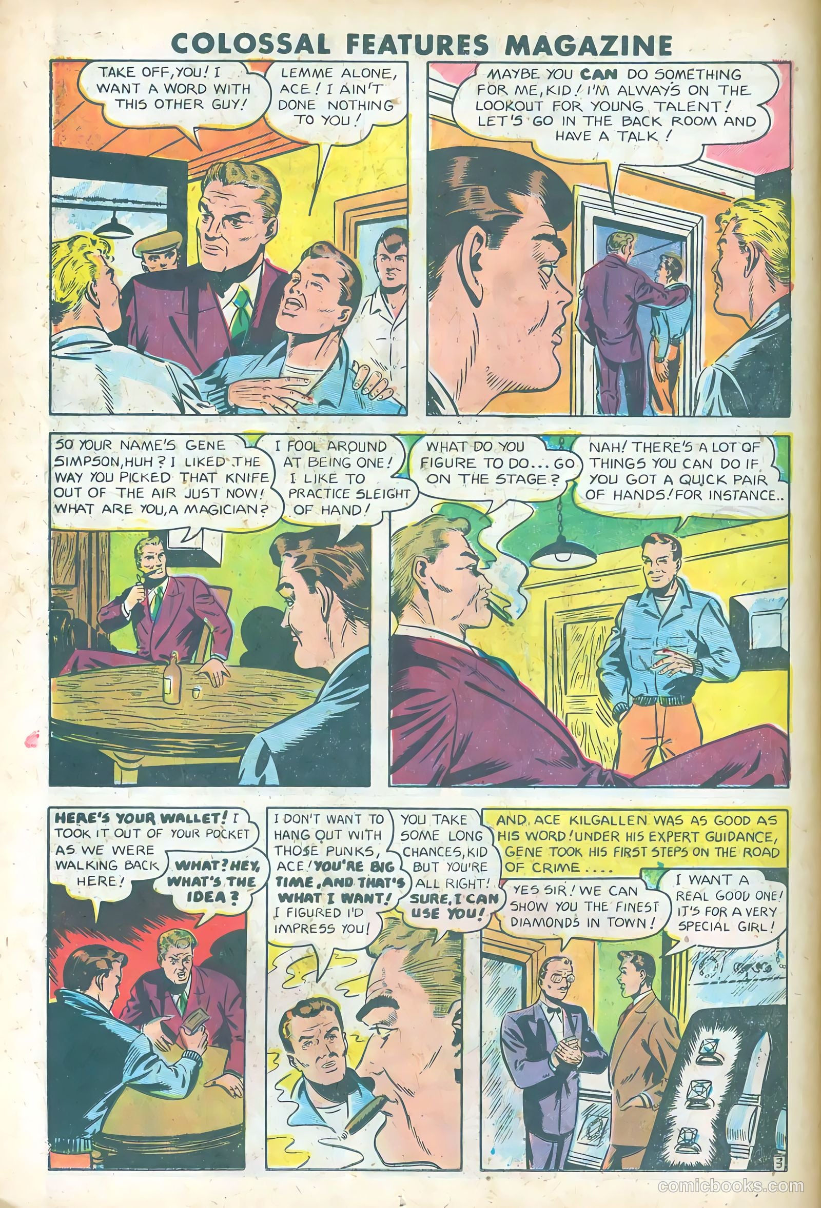 Colossal Features Magazine #3 (1950) — page 14 of 36