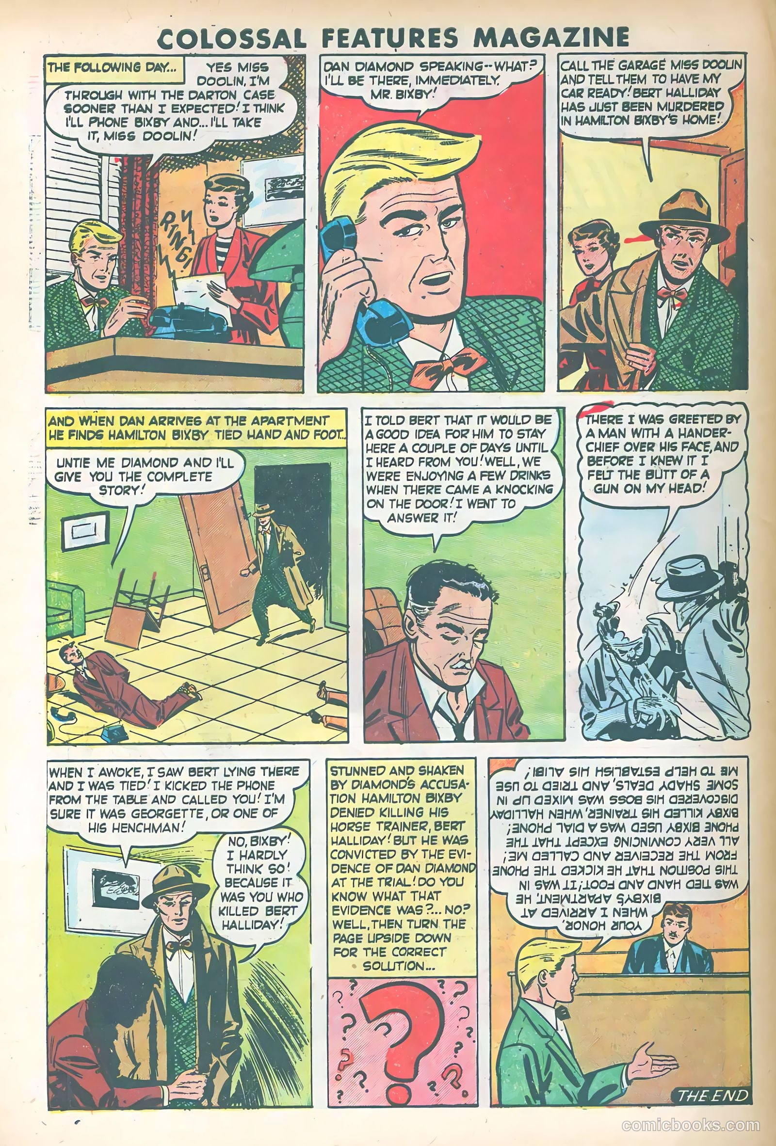 Colossal Features Magazine #3 (1950) — page 32 of 36