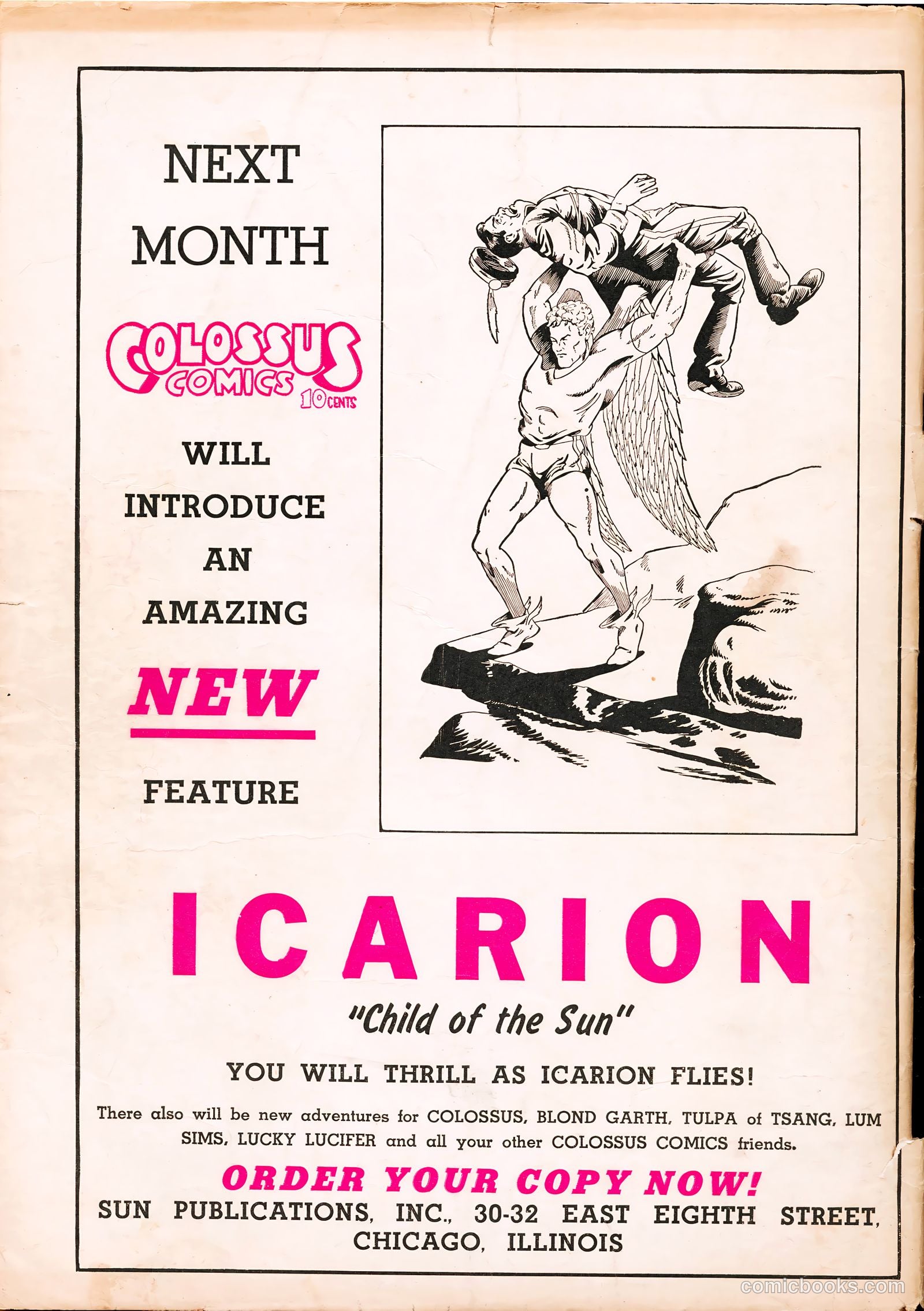 Colossus Comics #1 (1940) — page 68 of 69