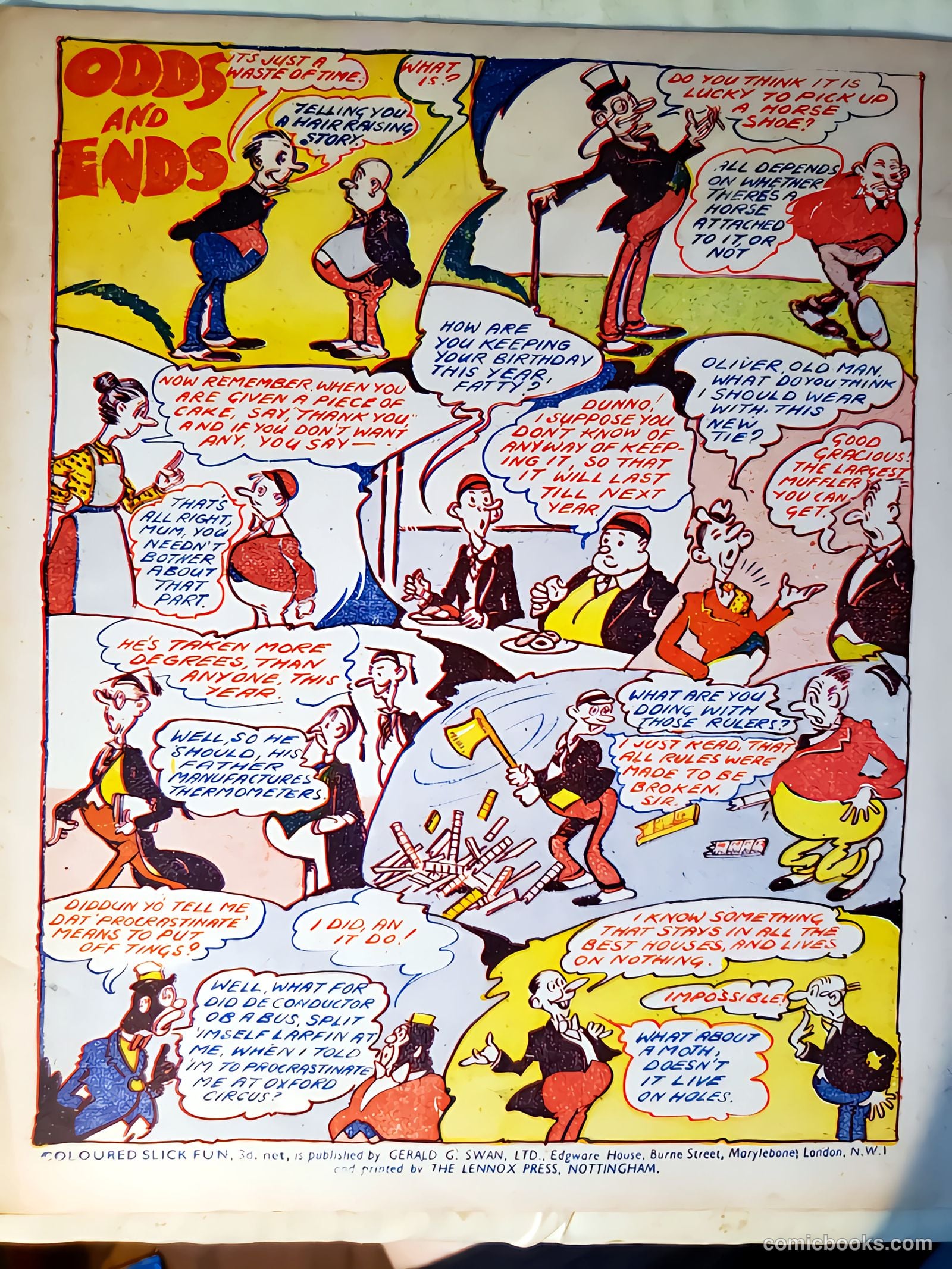 Coloured Slick Fun #46 (1949) — page 16 of 16