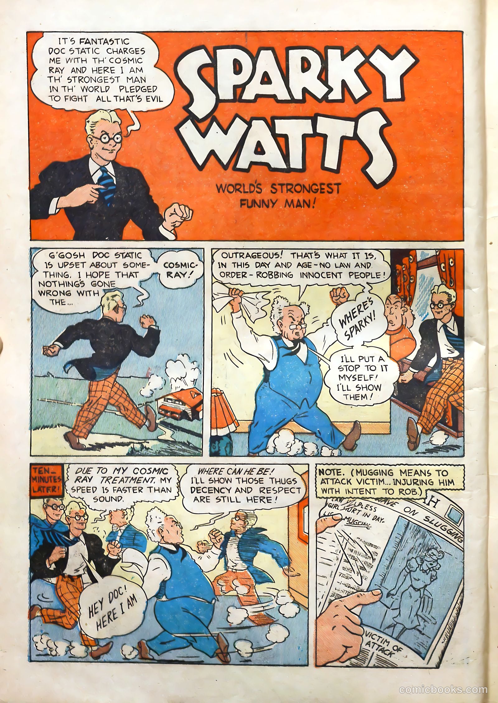Columbia Comics #1 (1943) — page 12 of 60