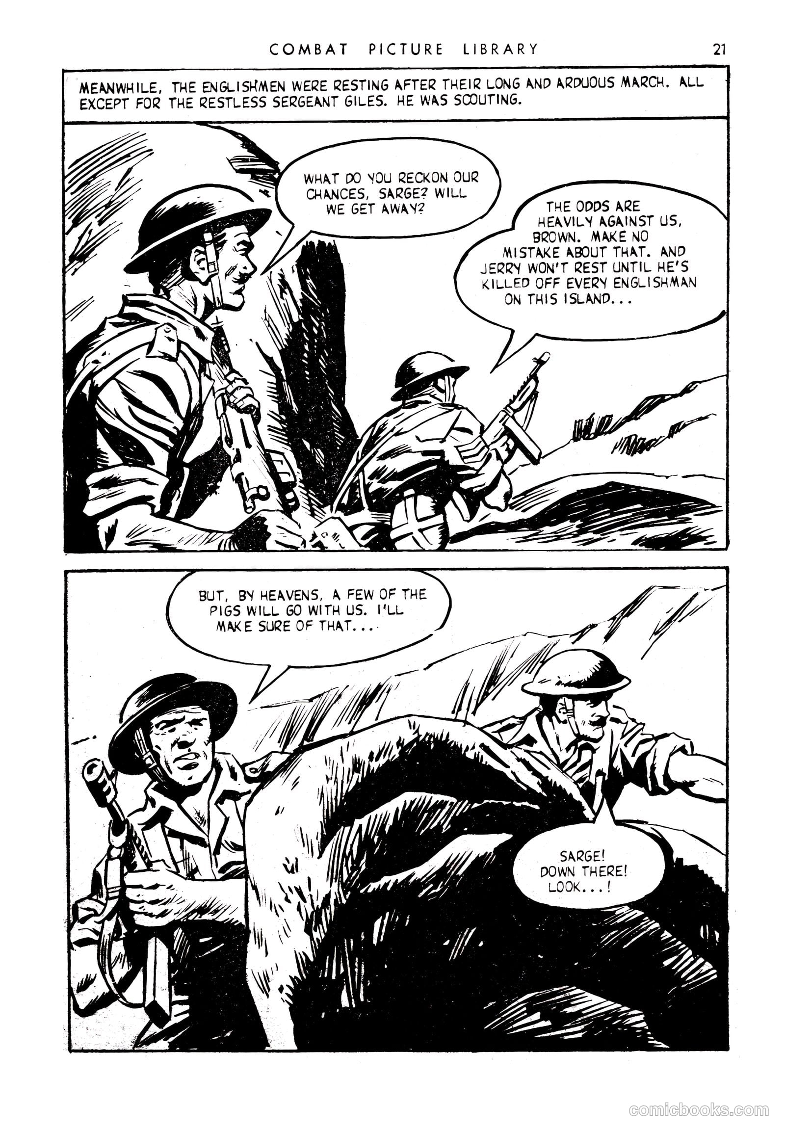 Combat Picture Library #170 (1963) — page 21 of 68