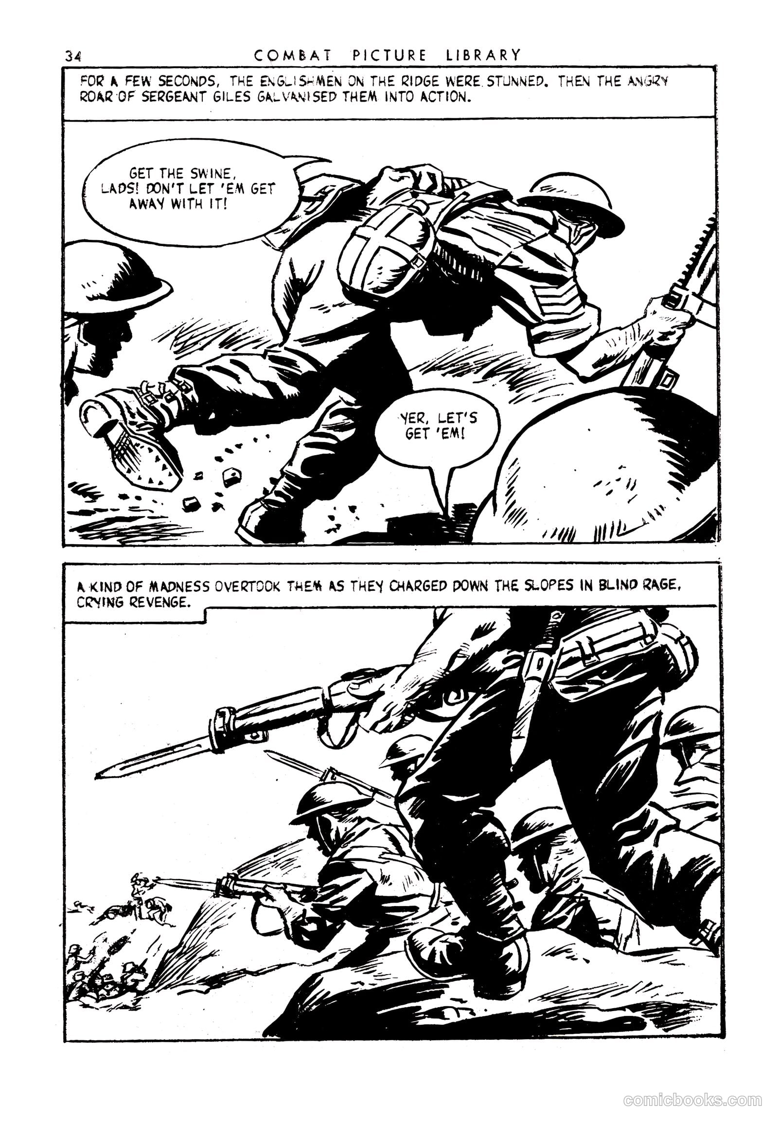 Combat Picture Library #170 (1963) — page 34 of 68
