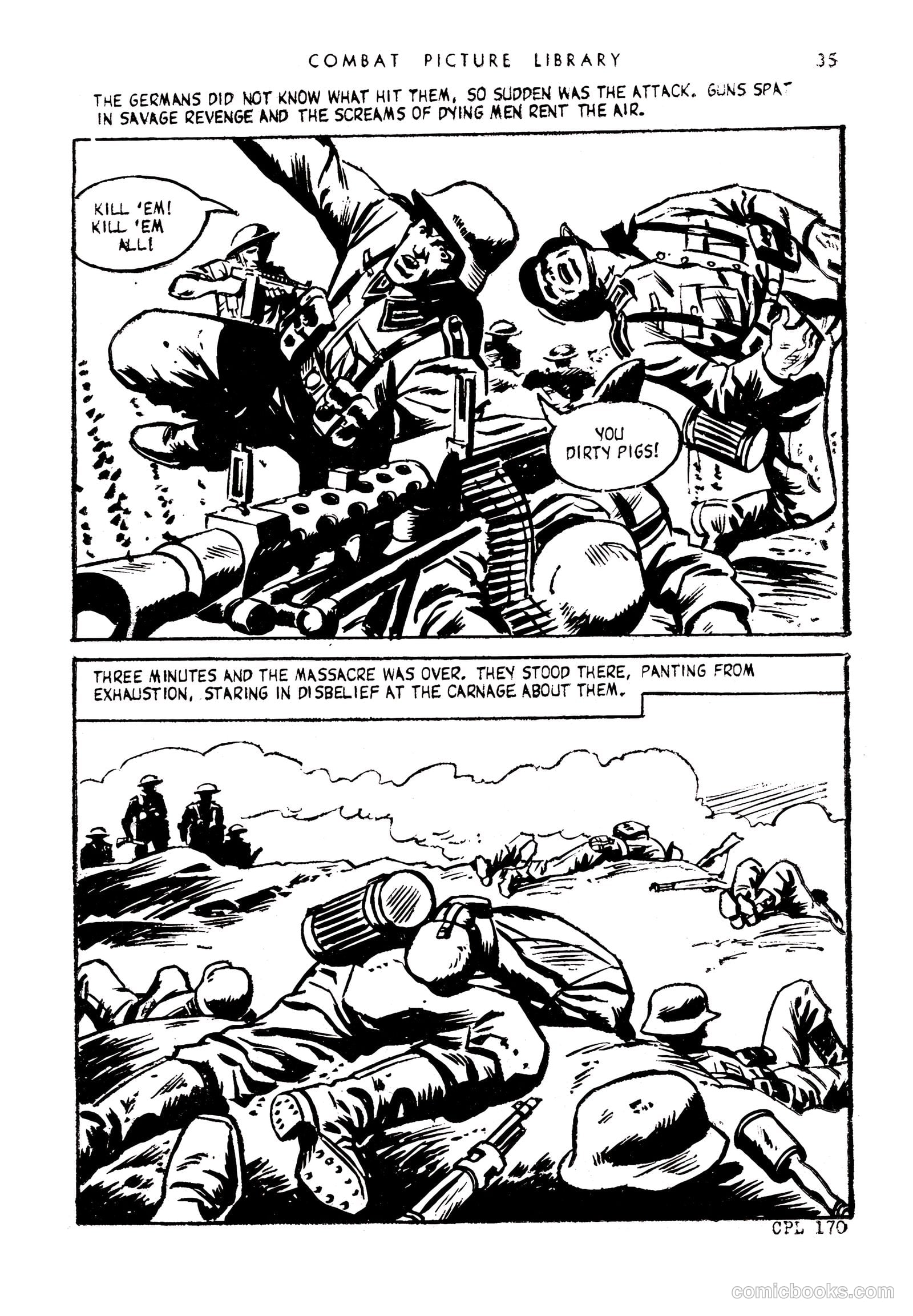 Combat Picture Library #170 (1963) — page 35 of 68
