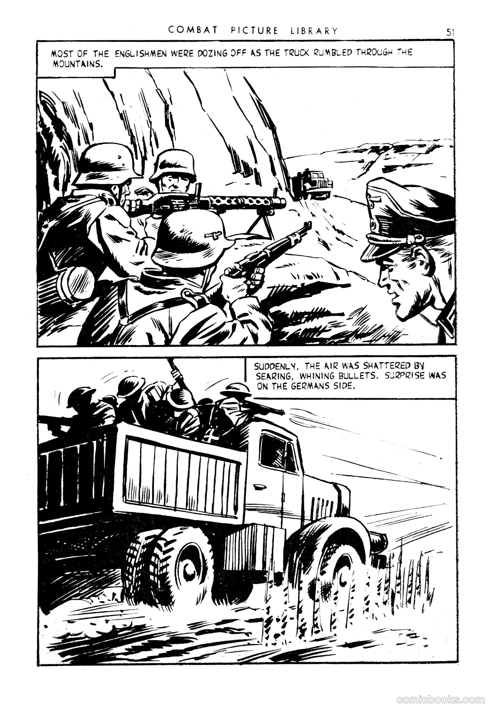 Combat Picture Library #170 (1963) — page 51 of 68