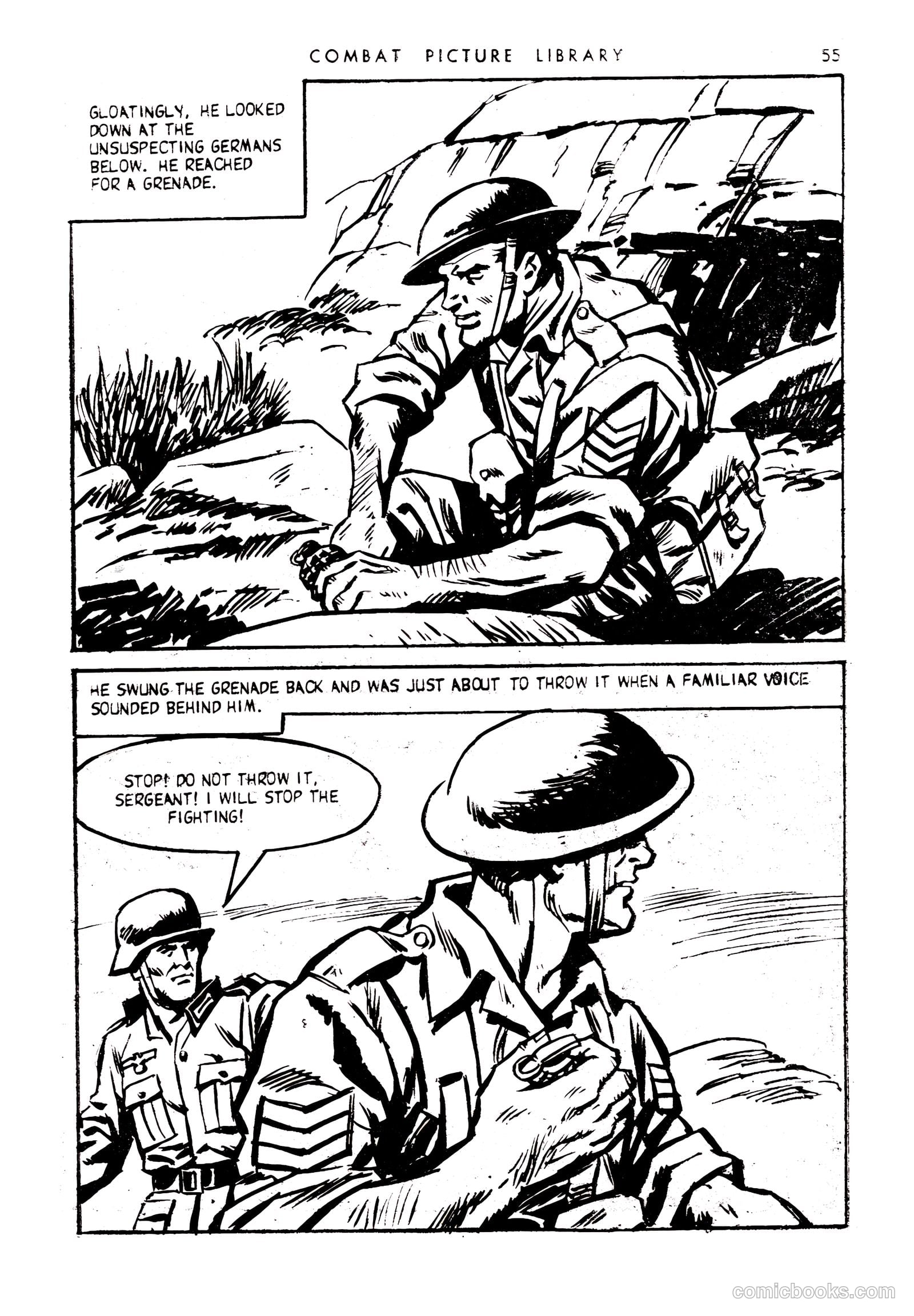 Combat Picture Library #170 (1963) — page 55 of 68