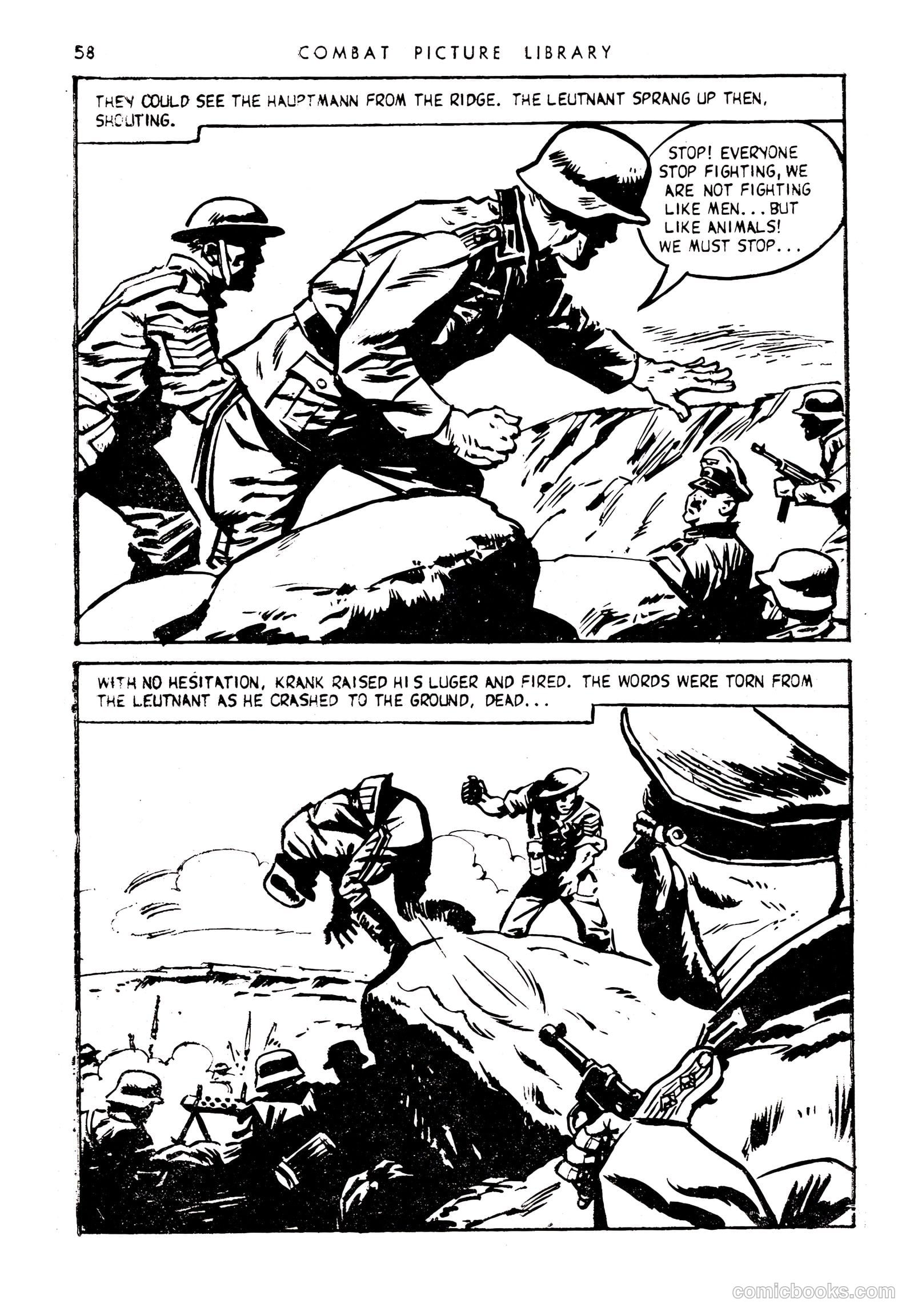 Combat Picture Library #170 (1963) — page 58 of 68