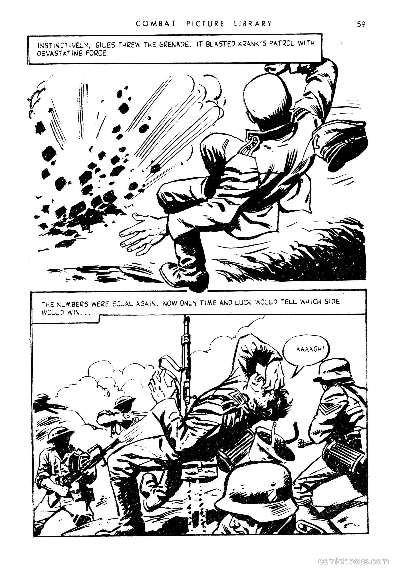 Combat Picture Library #170 (1963) — page 59 of 68