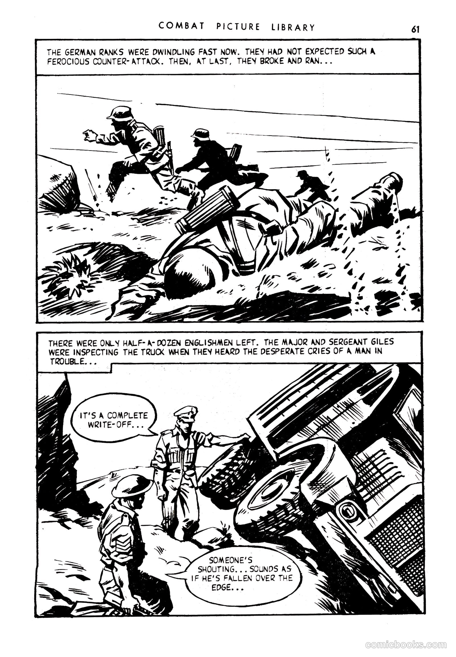 Combat Picture Library #170 (1963) — page 61 of 68