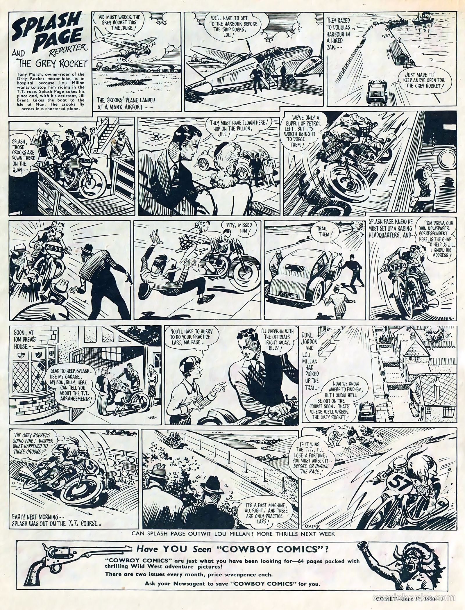 Comet #100 (1950) — page 3 of 8