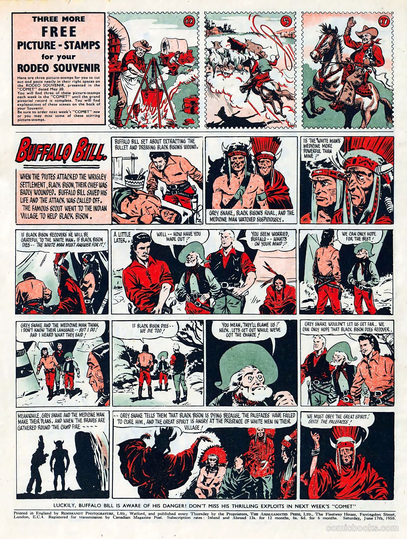 Comet #100 (1950) — page 8 of 8