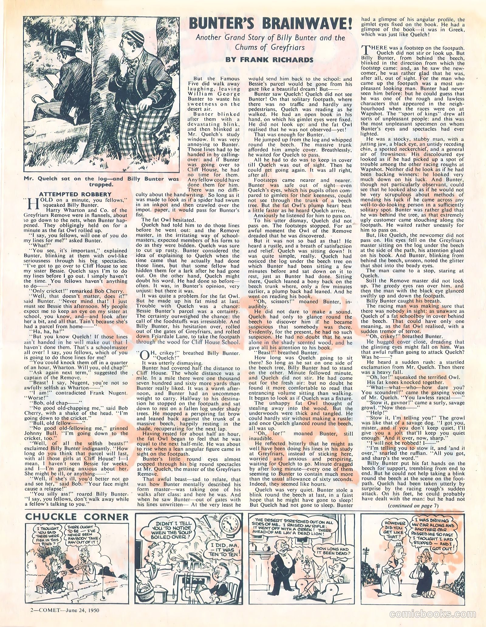 Comet #101 (1950) — page 2 of 8