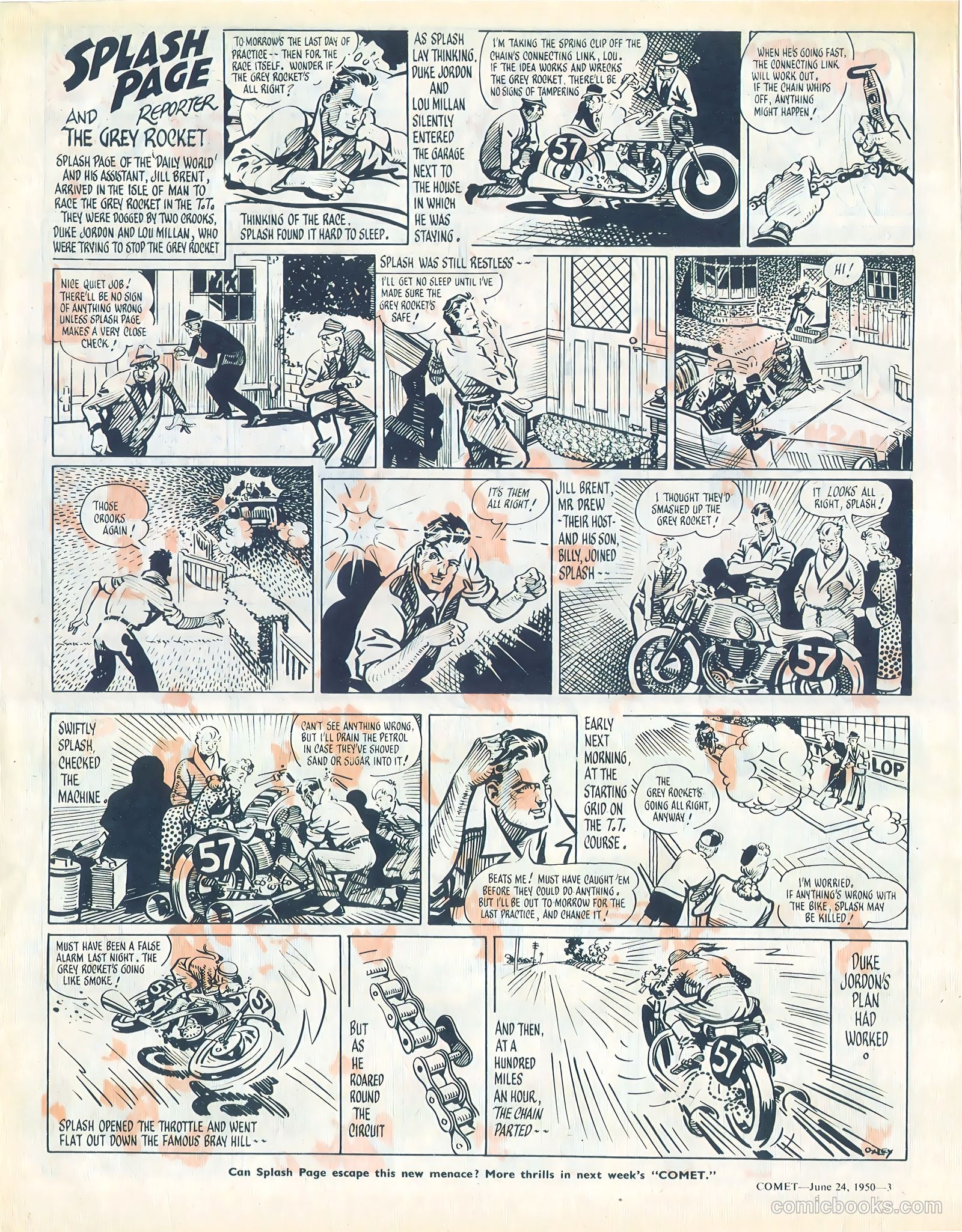 Comet #101 (1950) — page 3 of 8
