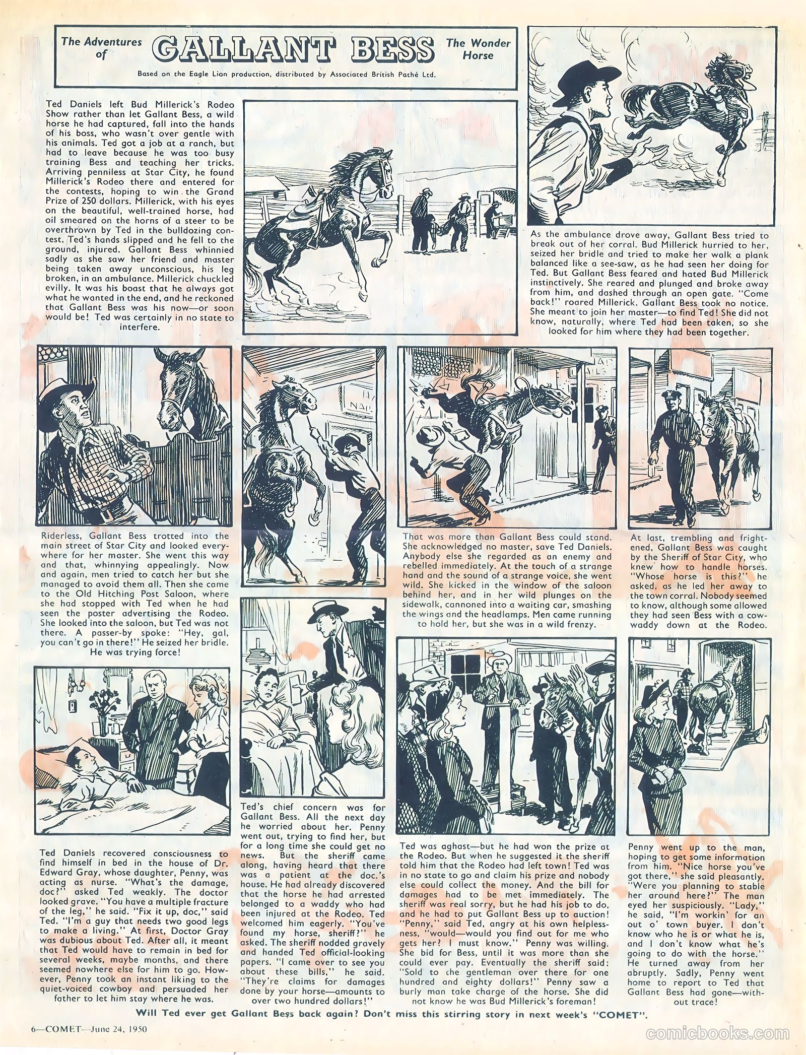 Comet #101 (1950) — page 6 of 8