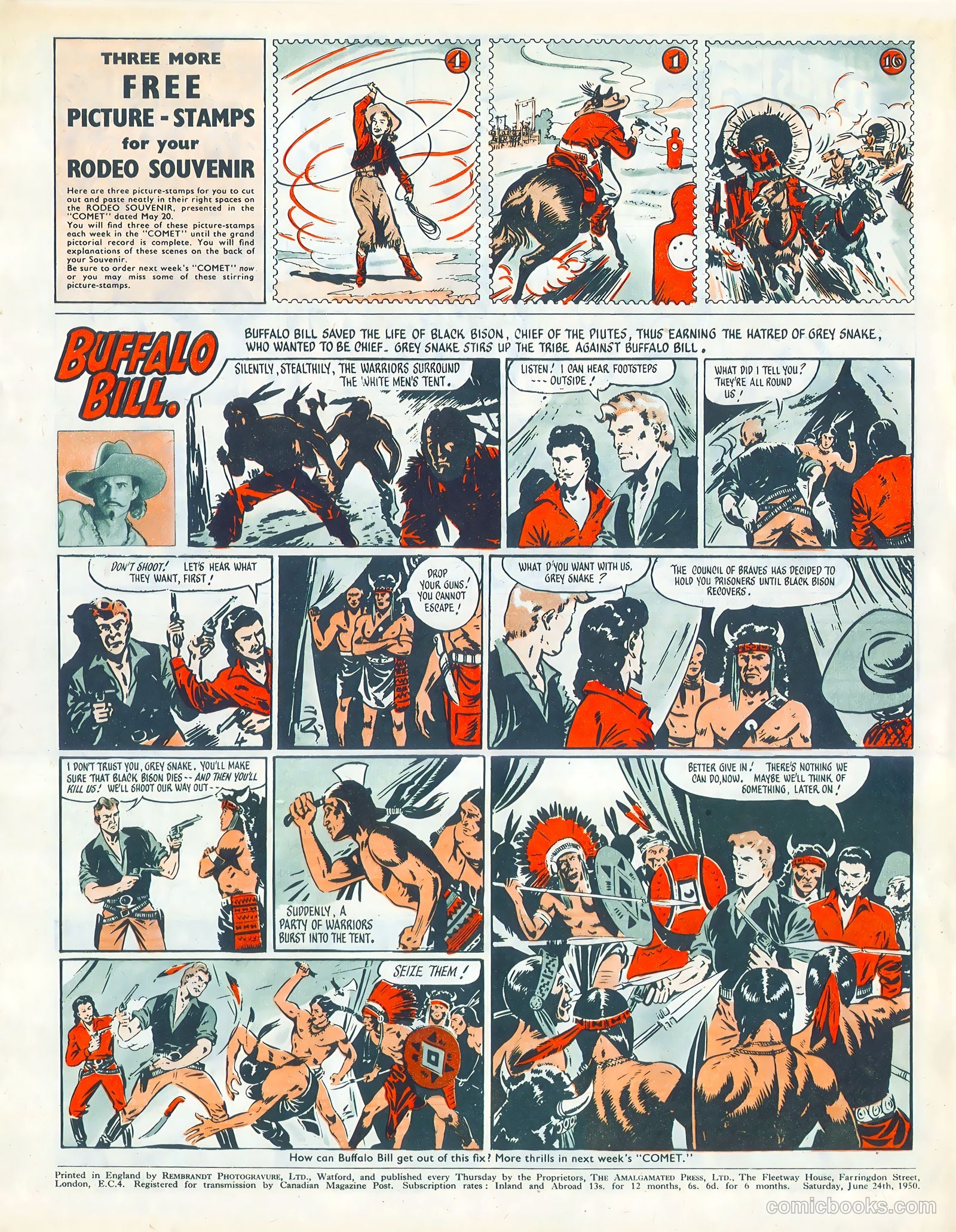 Comet #101 (1950) — page 8 of 8