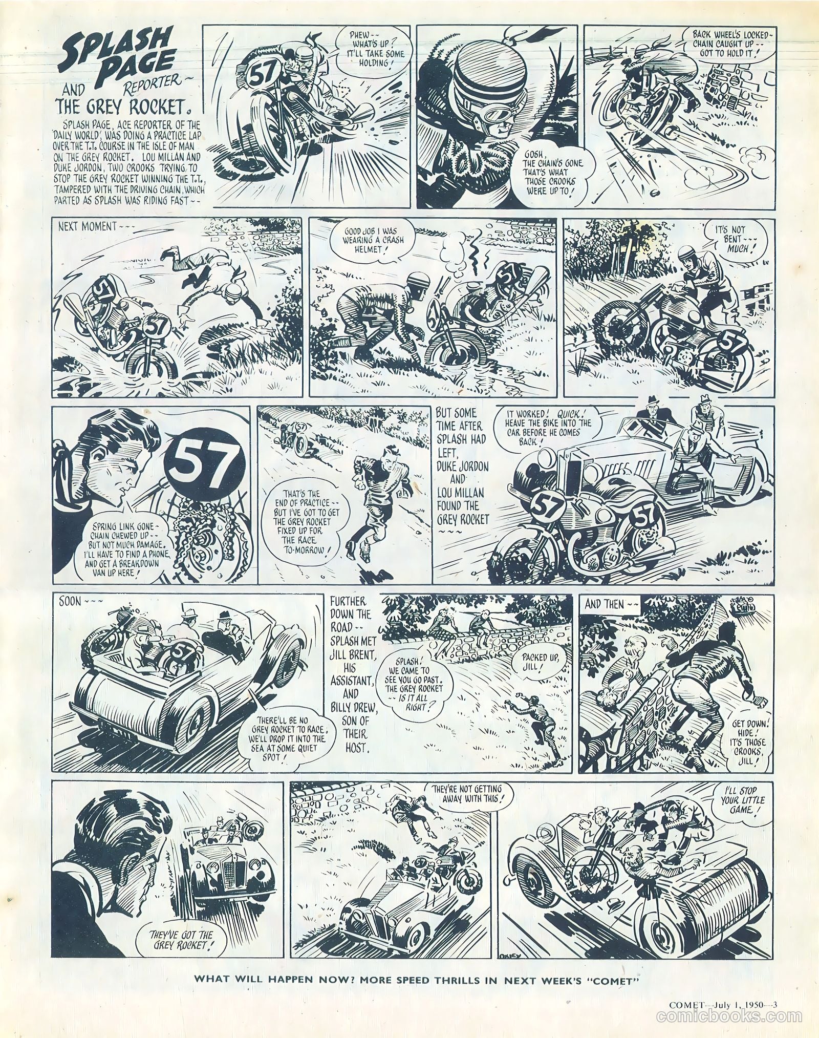Comet #102 (1950) — page 3 of 8
