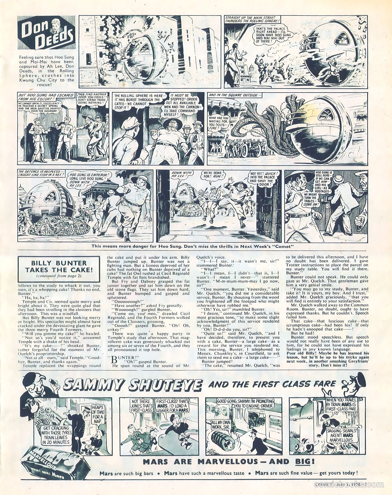Comet #102 (1950) — page 7 of 8