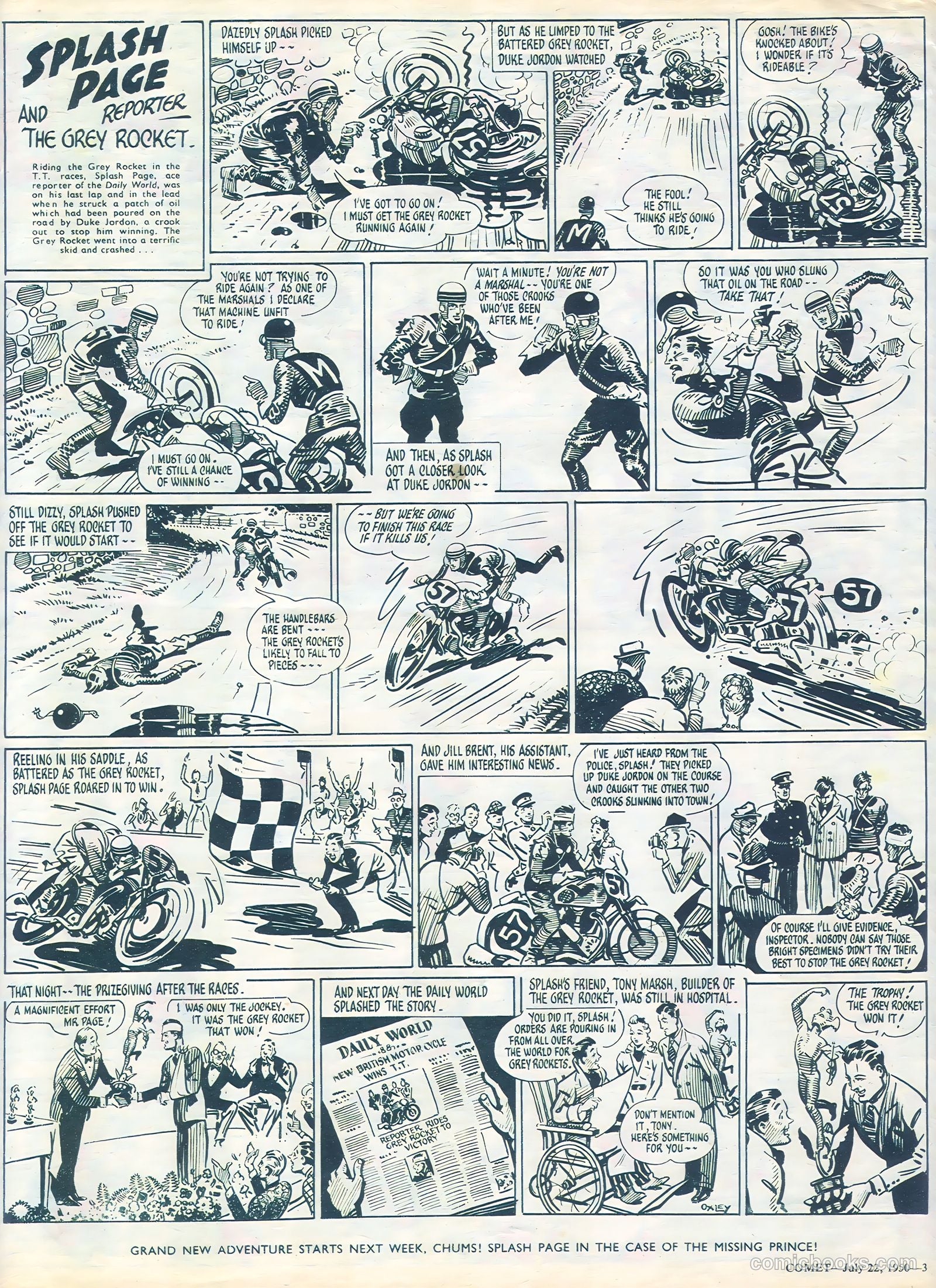 Comet #105 (1950) — page 3 of 8