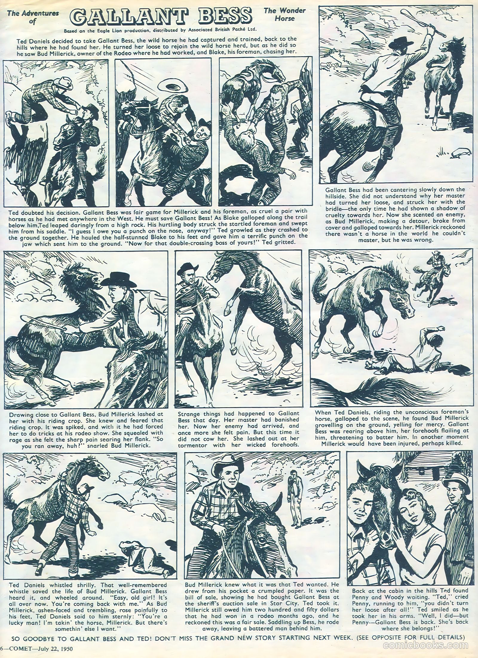 Comet #105 (1950) — page 6 of 8