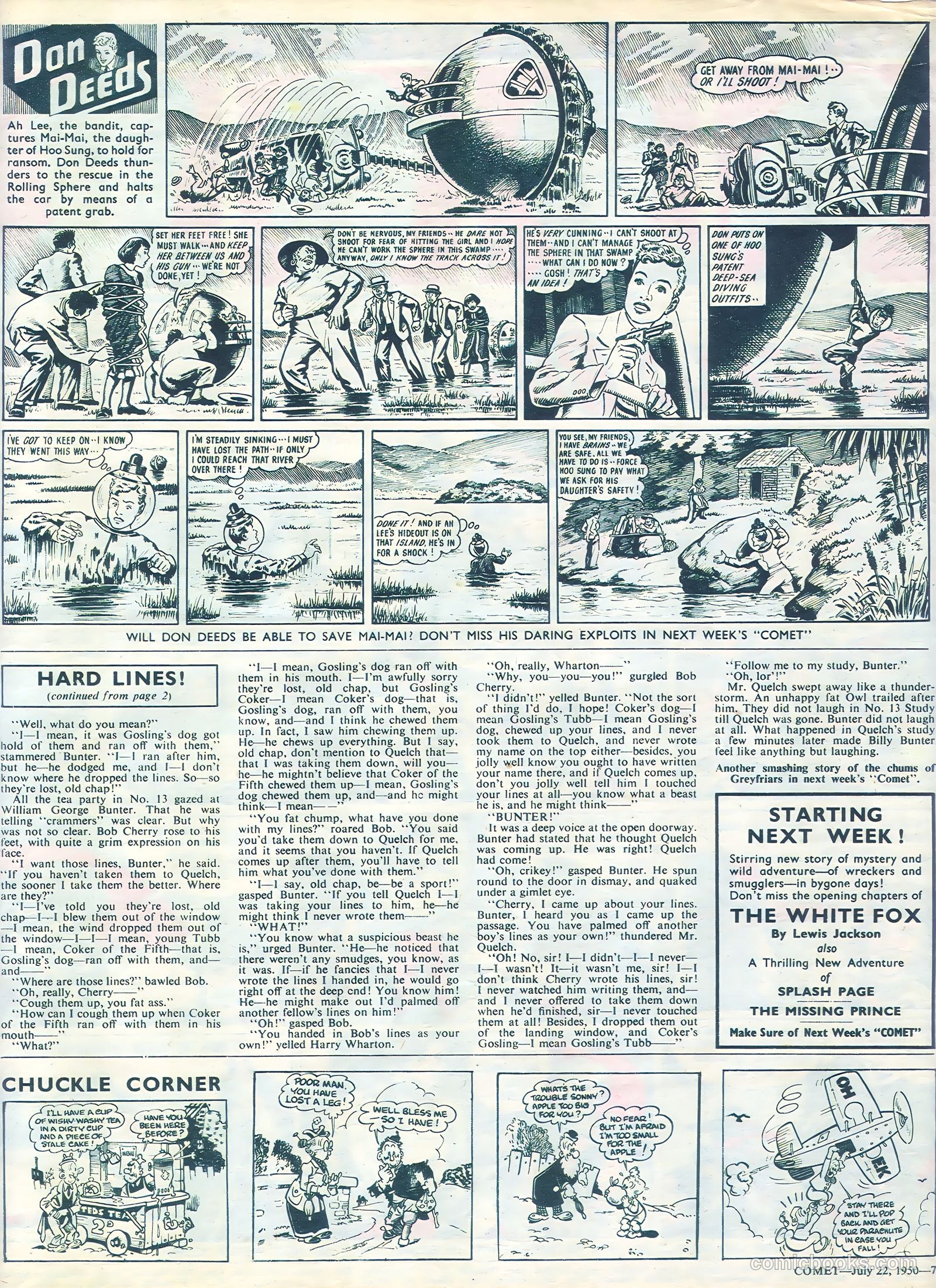 Comet #105 (1950) — page 7 of 8