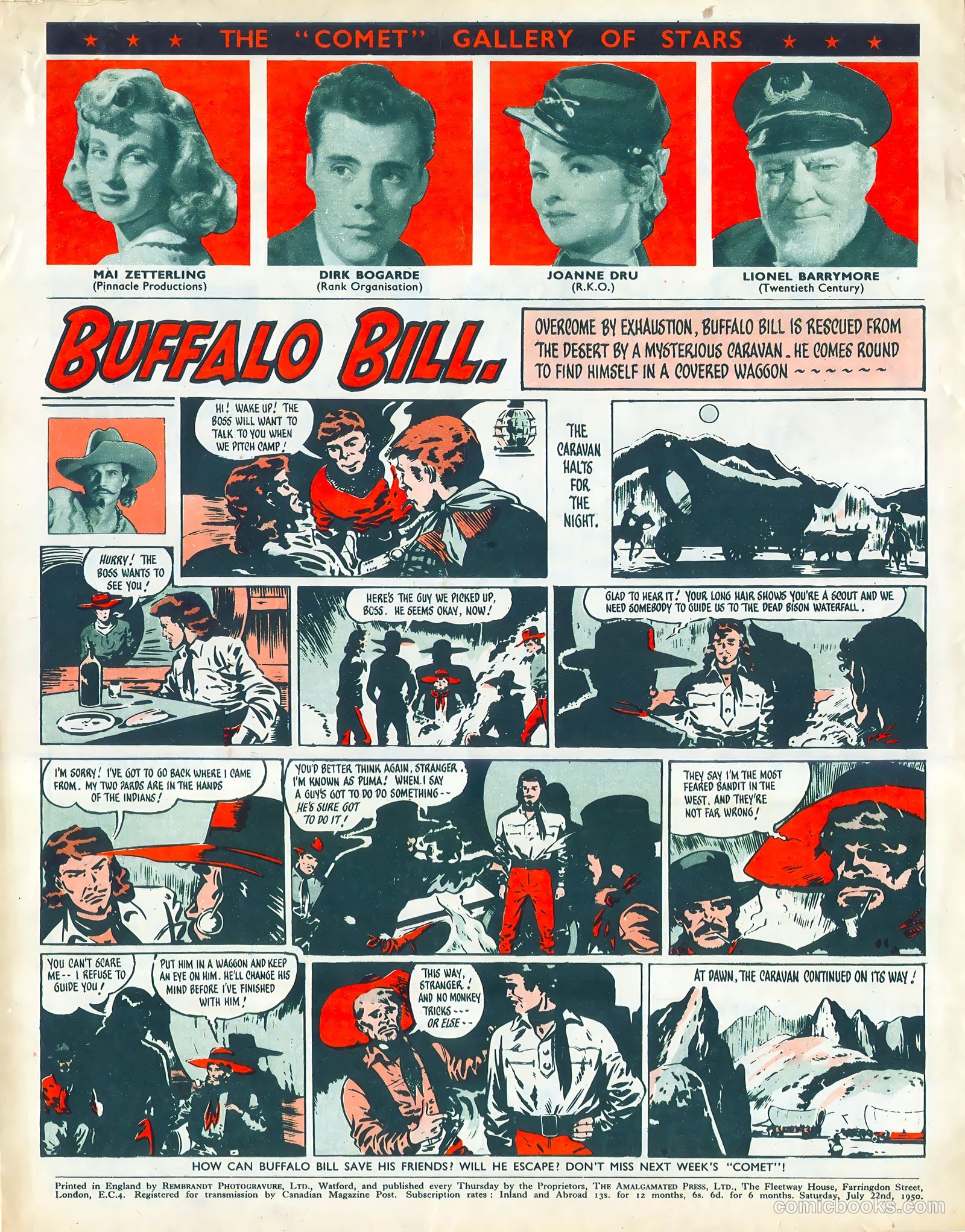 Comet #105 (1950) — page 8 of 8