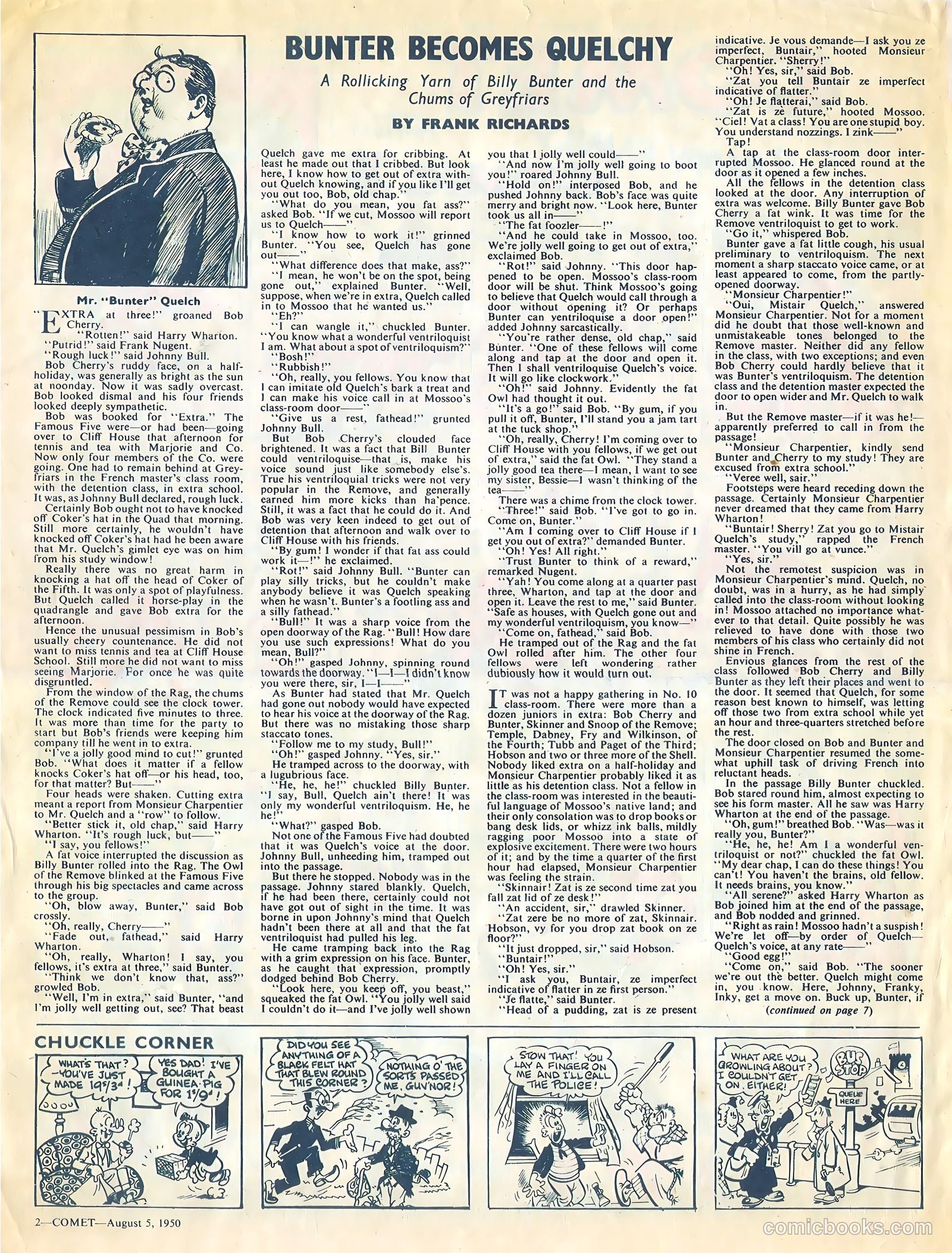 Comet #107 (1950) — page 2 of 8