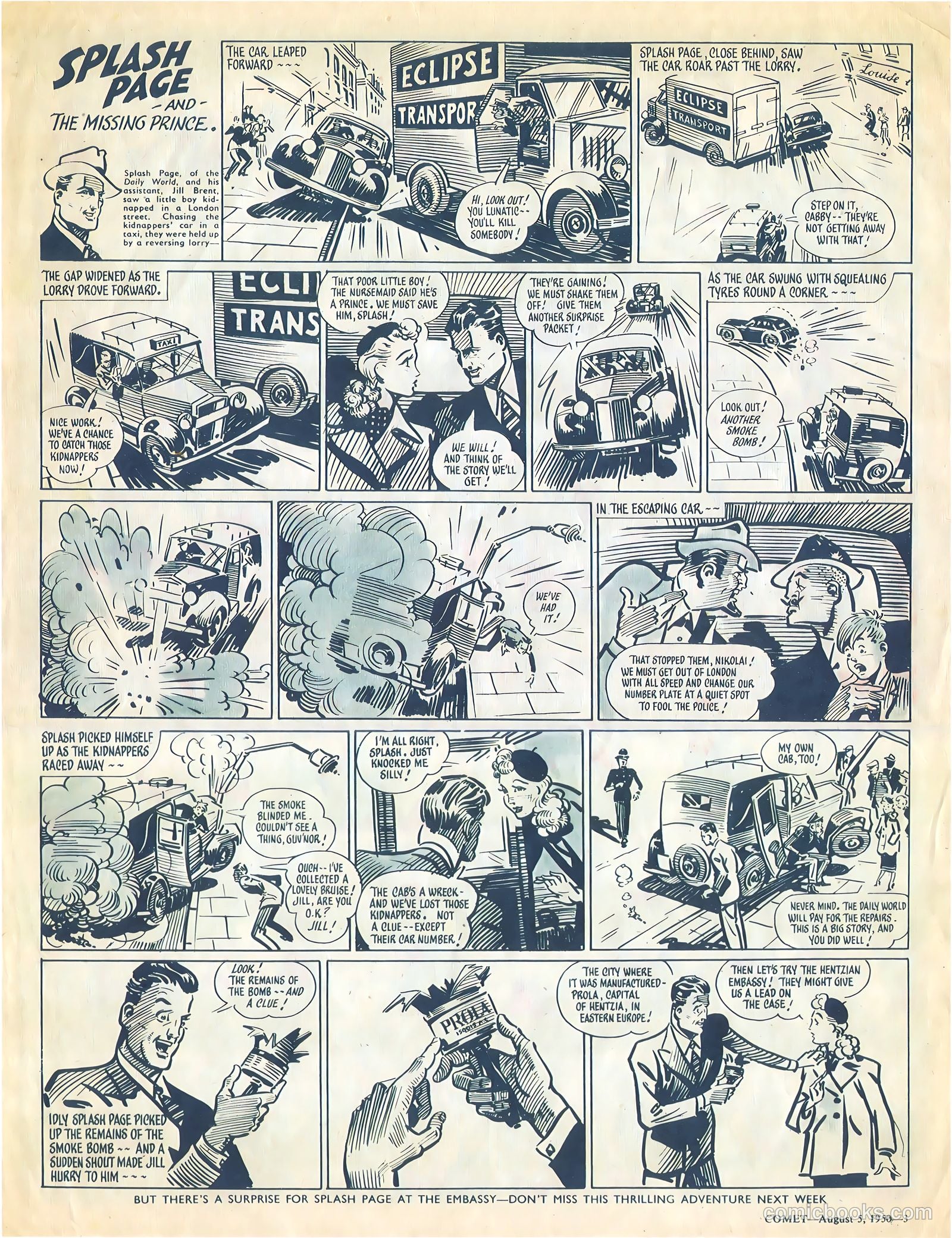 Comet #107 (1950) — page 3 of 8