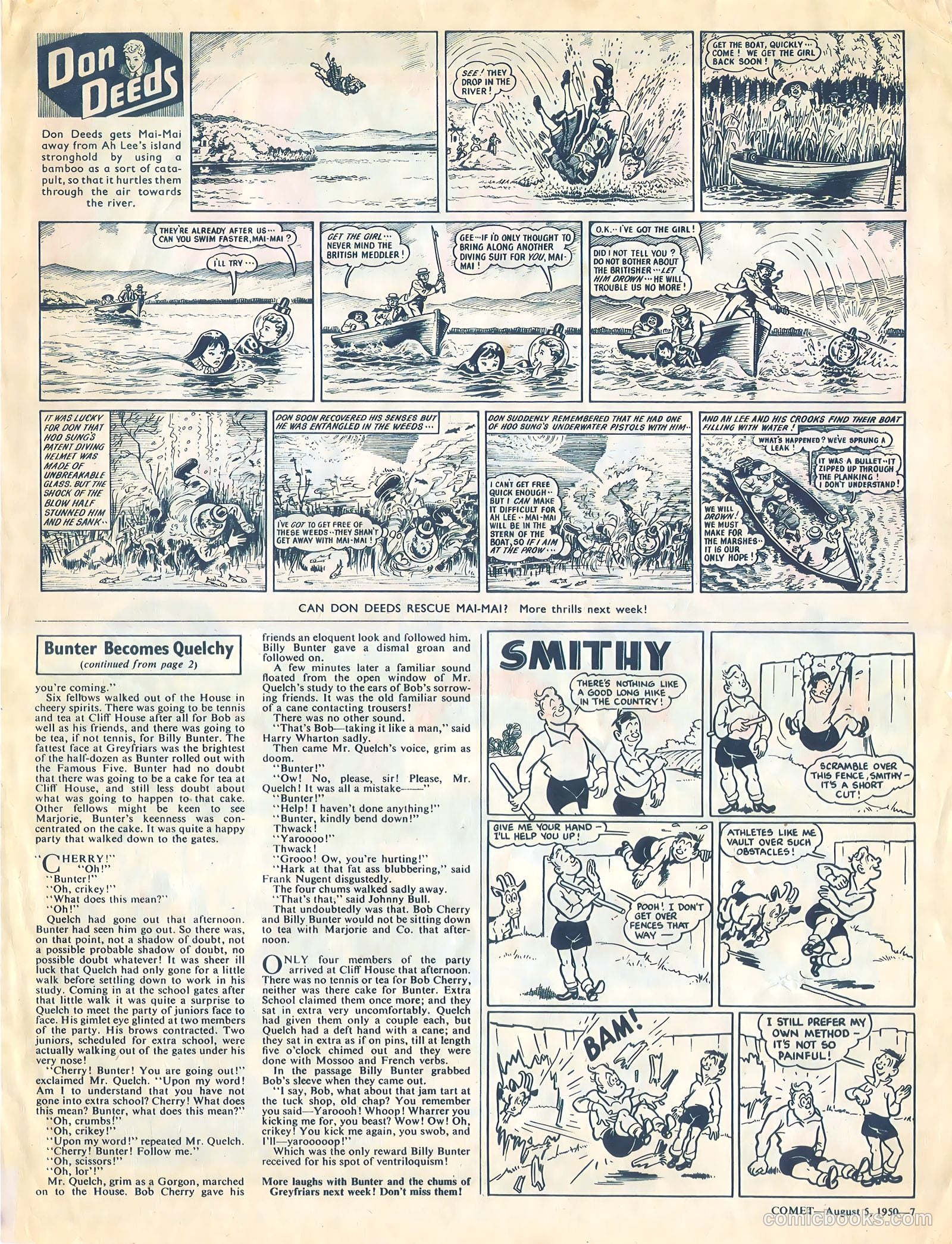 Comet #107 (1950) — page 7 of 8