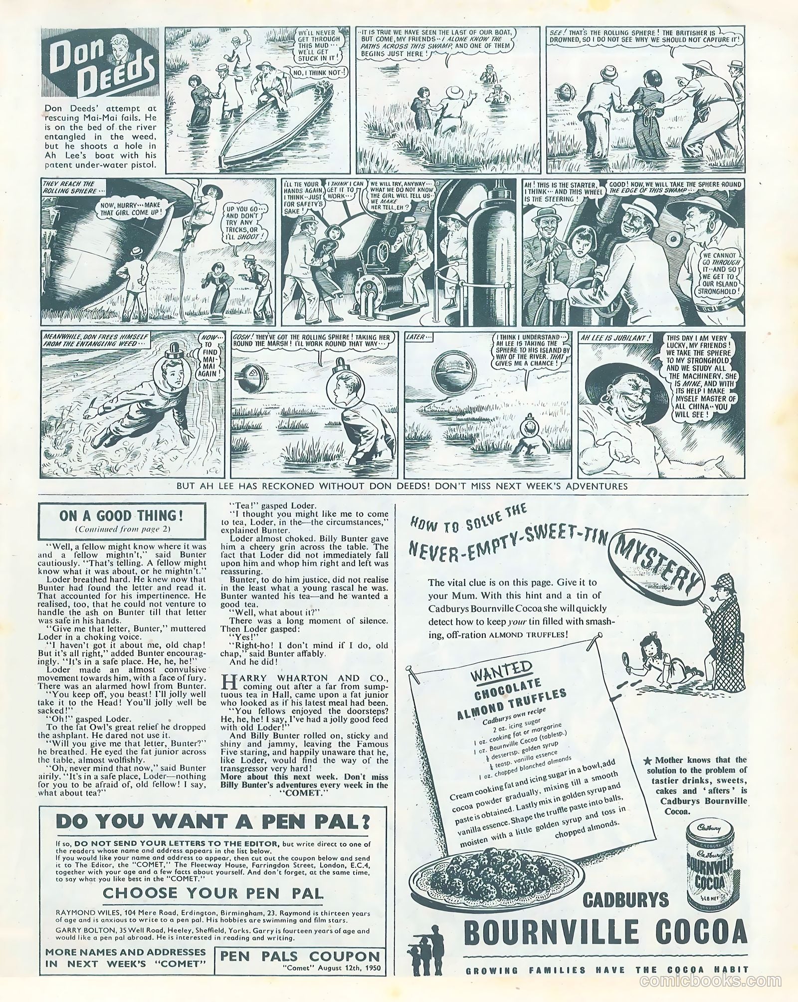Comet #108 (1950) — page 7 of 8