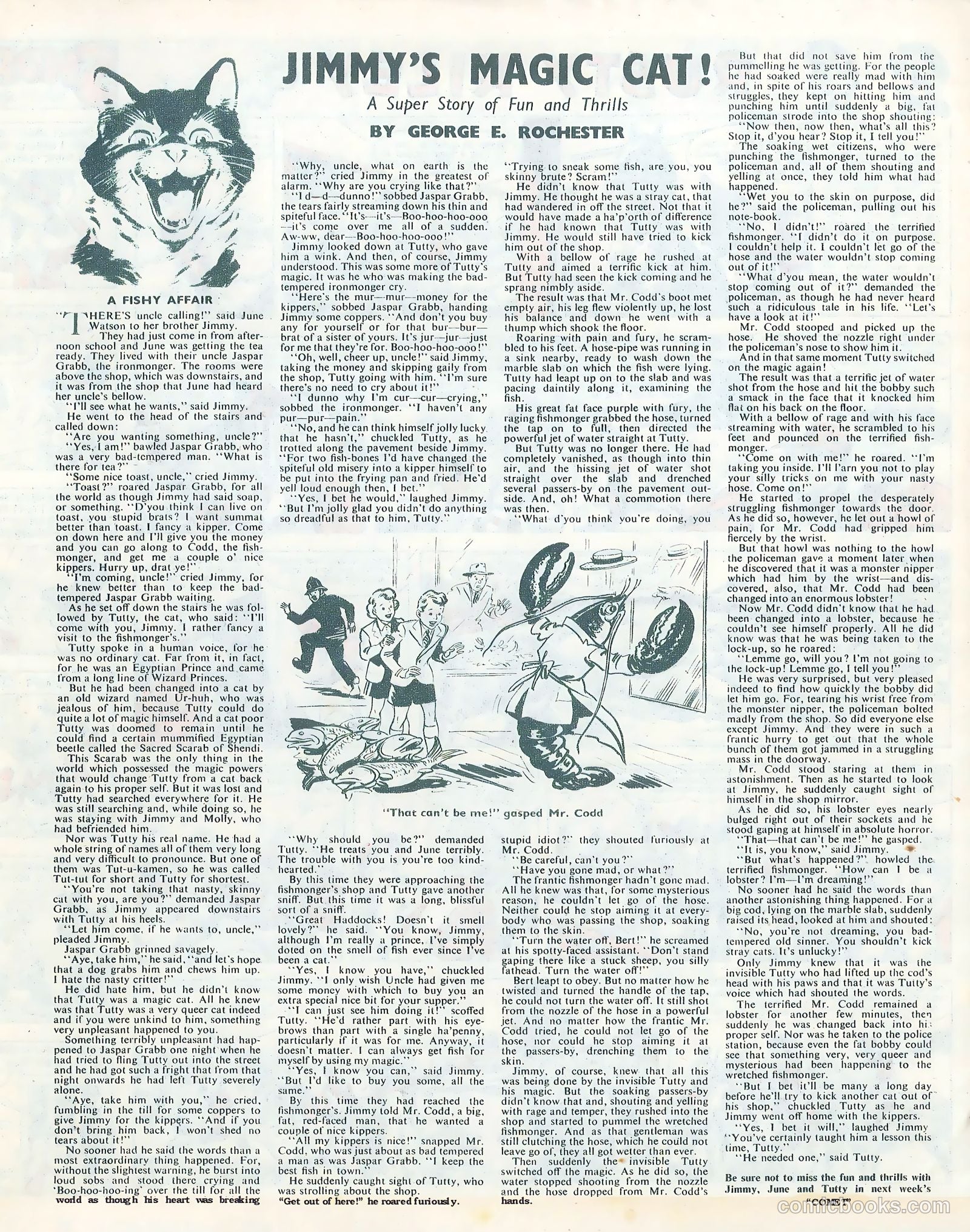Comet #124 (1954) — page 3 of 7