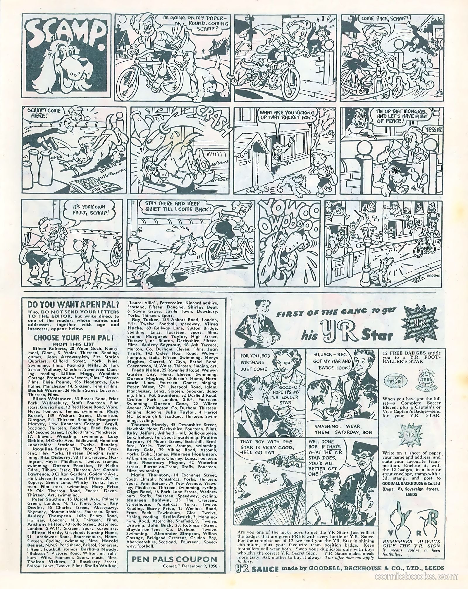 Comet #125 (1950) — page 6 of 7