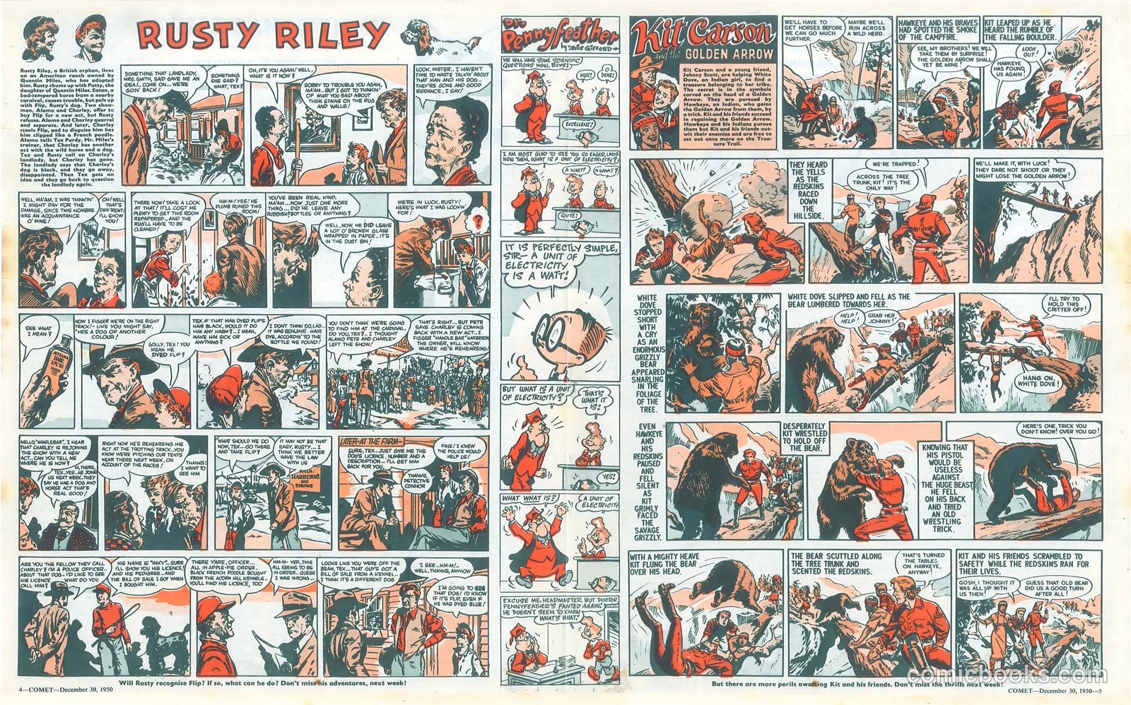 Comet #128 (1950) — page 4 of 7