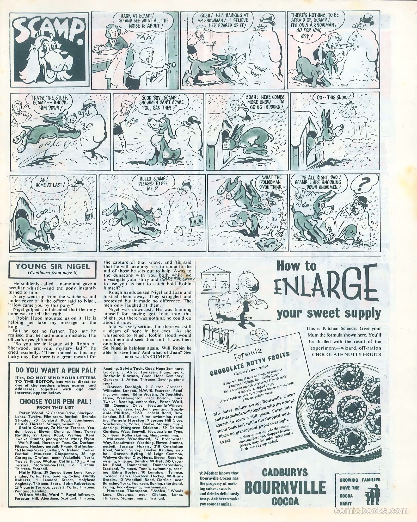 Comet #128 (1950) — page 6 of 7
