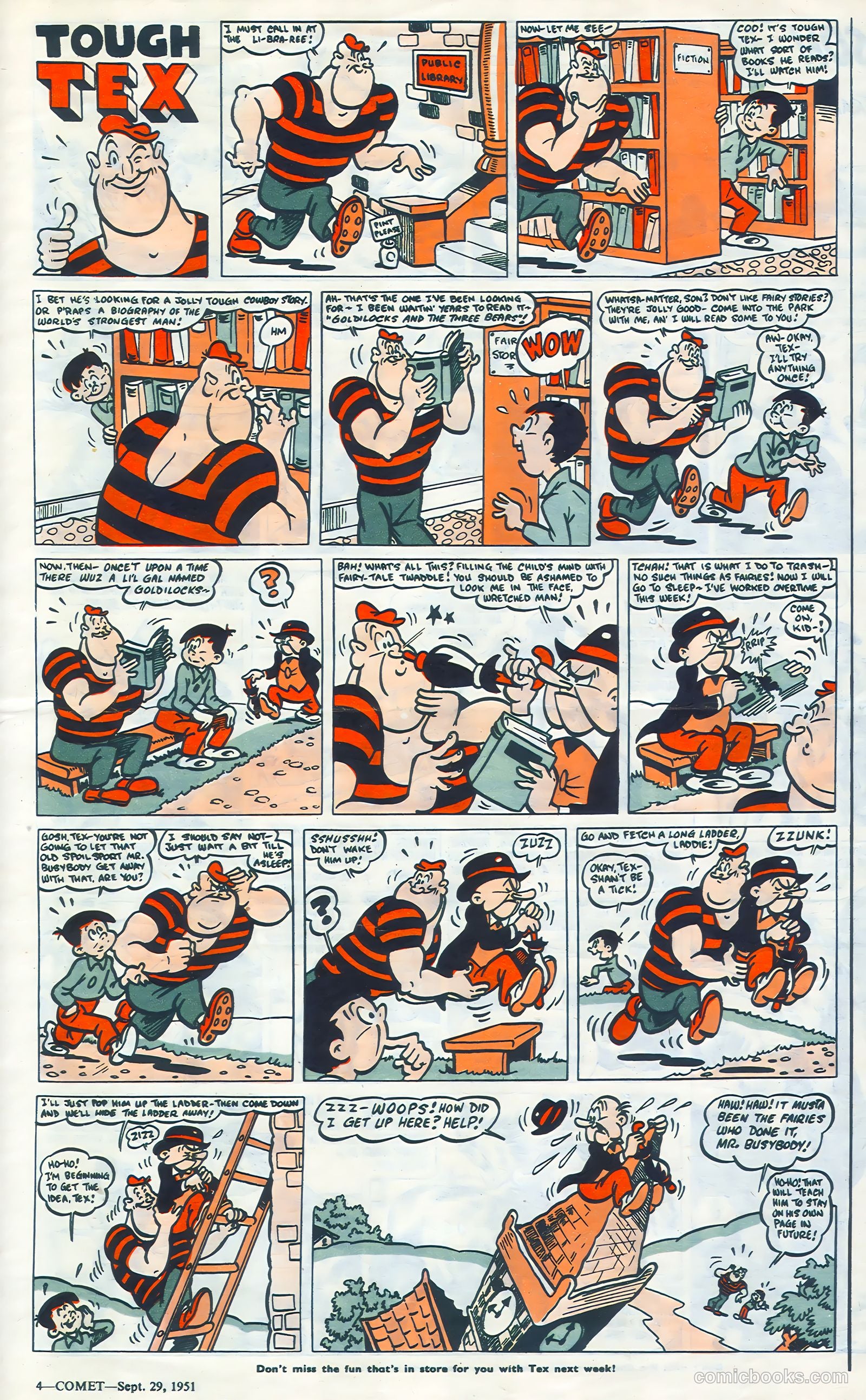 Comet #167 (1951) — page 4 of 9