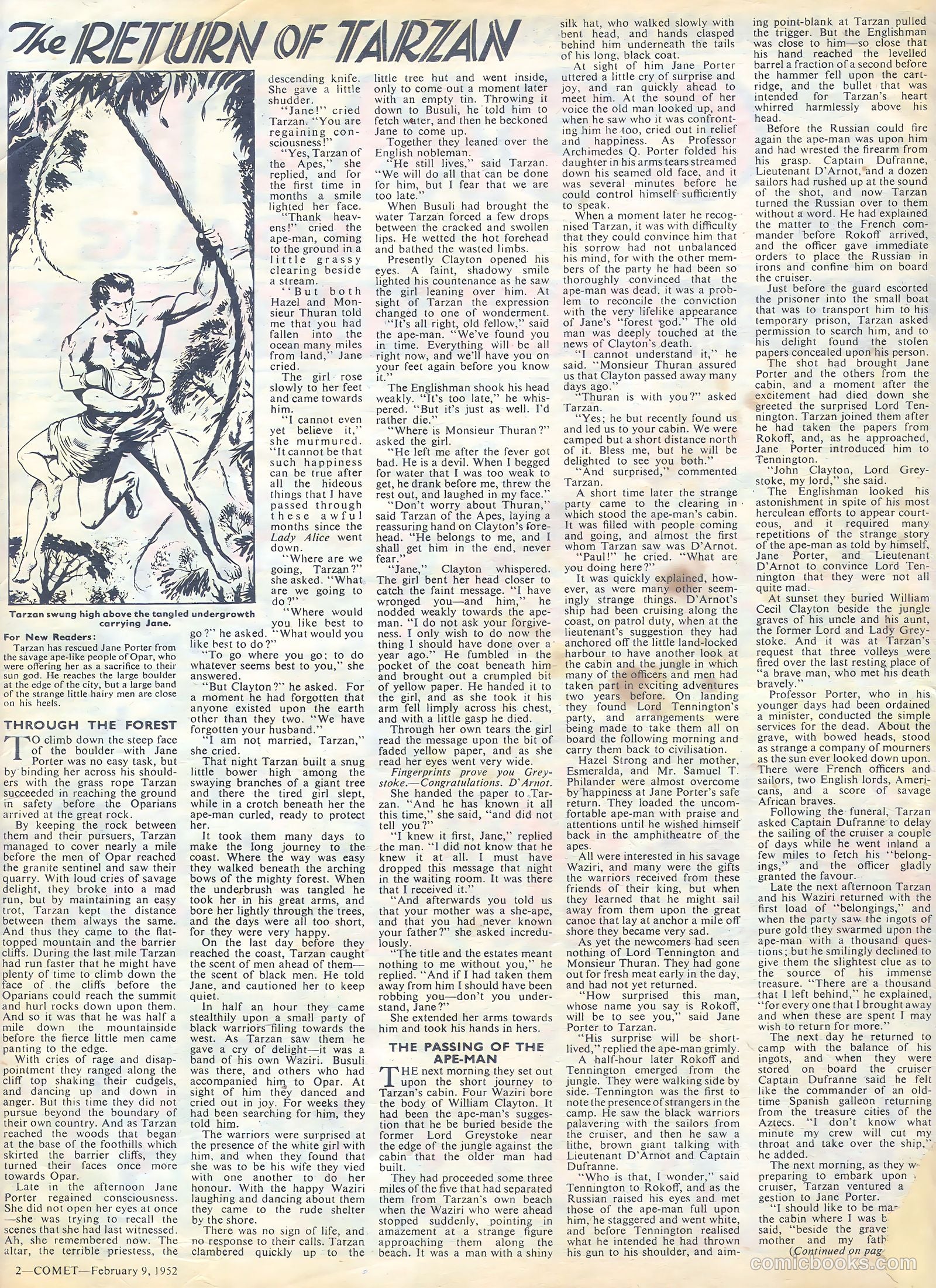 Comet #186 (1952) — page 2 of 8