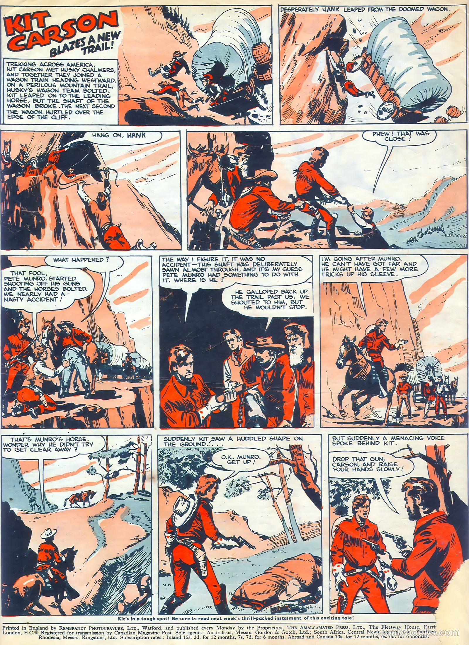 Comet #186 (1952) — page 8 of 8