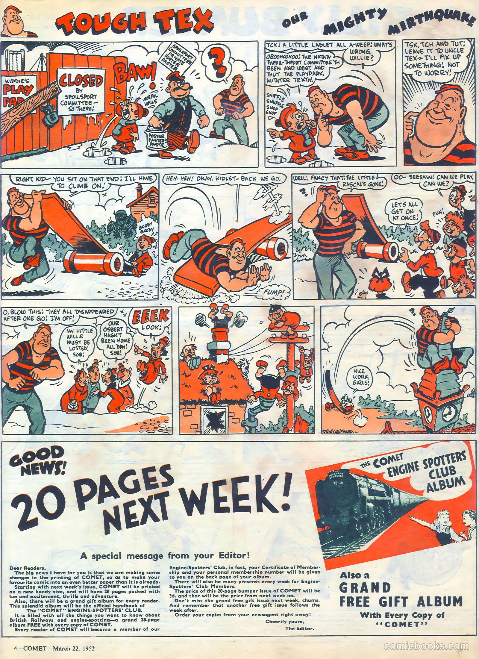 Comet #192 (1952) — page 4 of 8