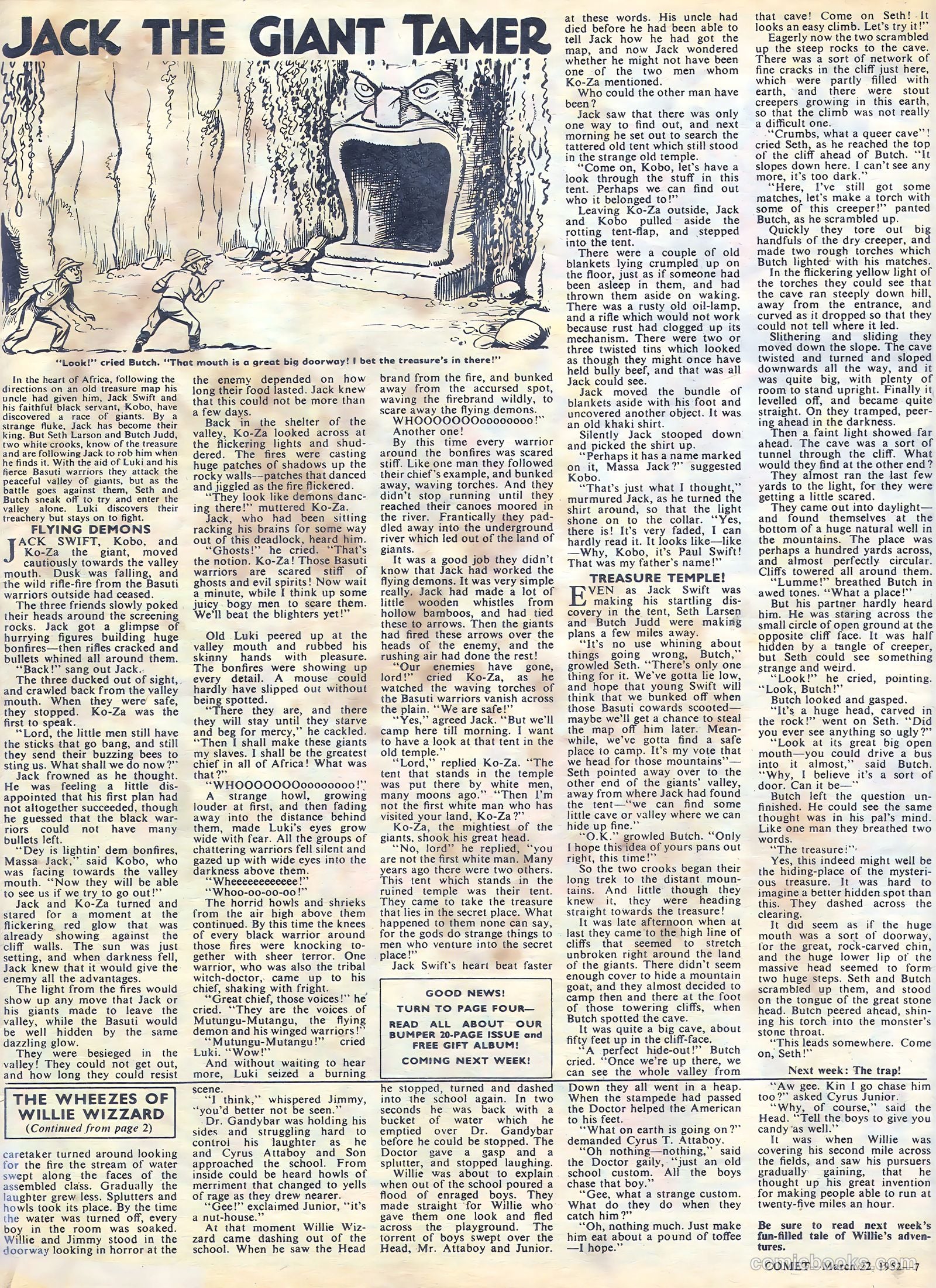 Comet #192 (1952) — page 7 of 8