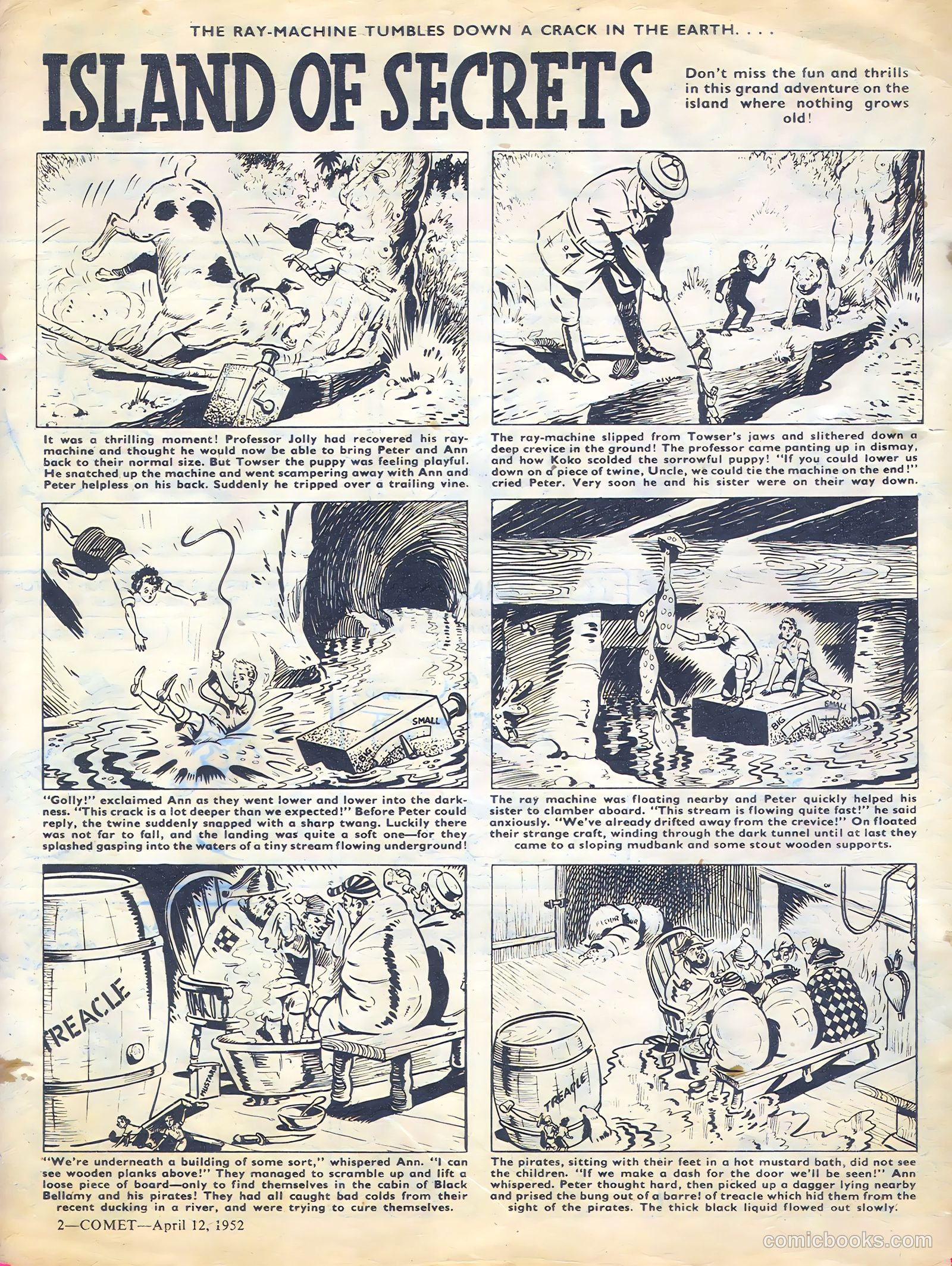 Comet #195 (1952) — page 2 of 20